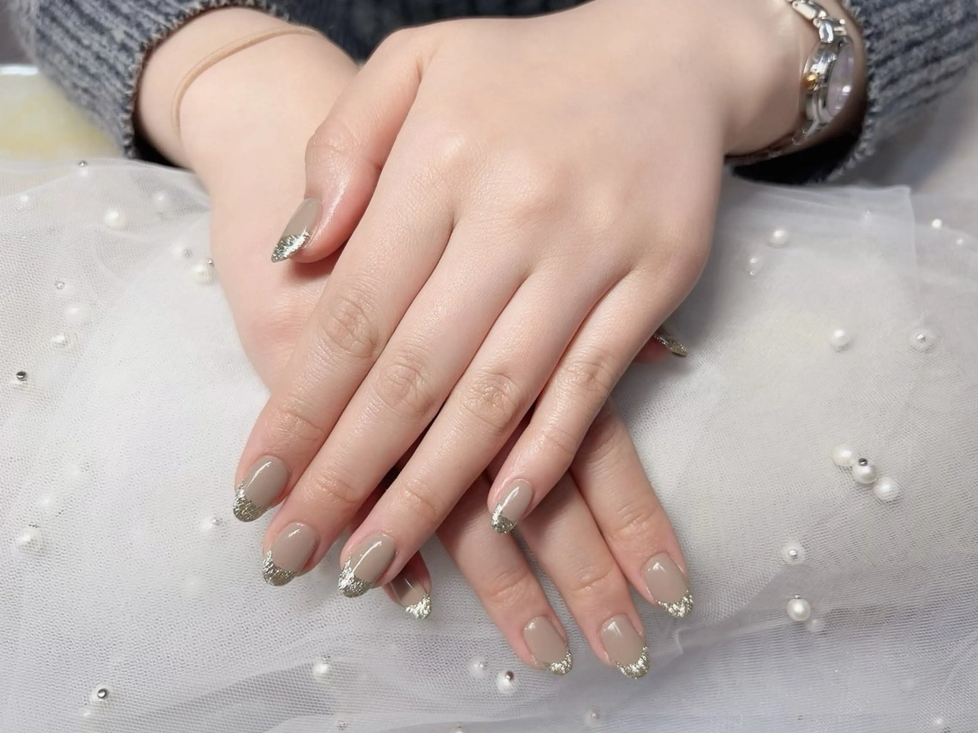 ネイル Dione Nail 長さだし モデル募集のネイルデザイン