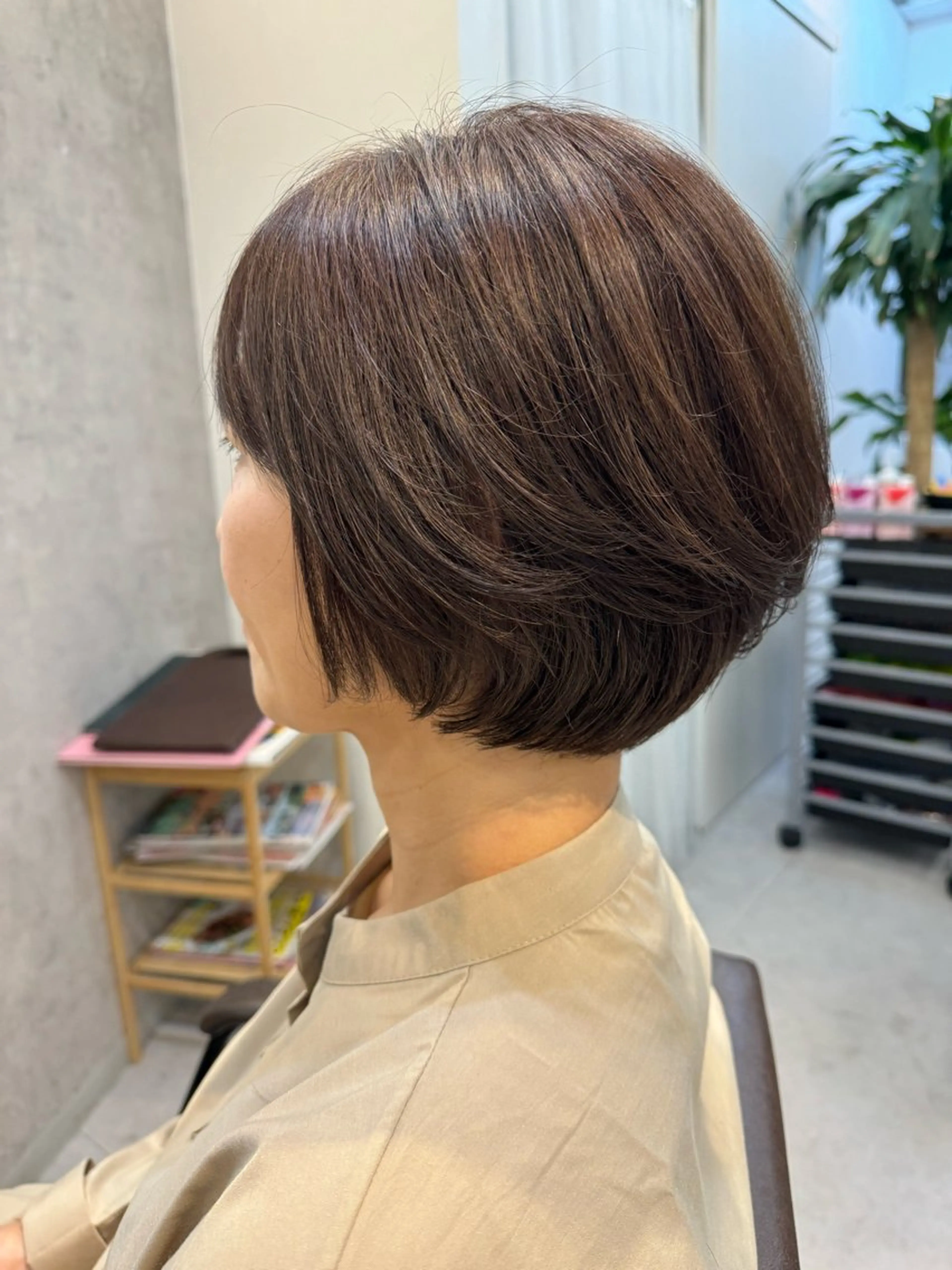 ショート カラー ショートボブ ボブ ショートヘア カット ヘアカラー トリートメント Dxxxx III所属・オシャレ女性目線の 大人メンズ❁⃘*.ﾟのヘアスタイル
