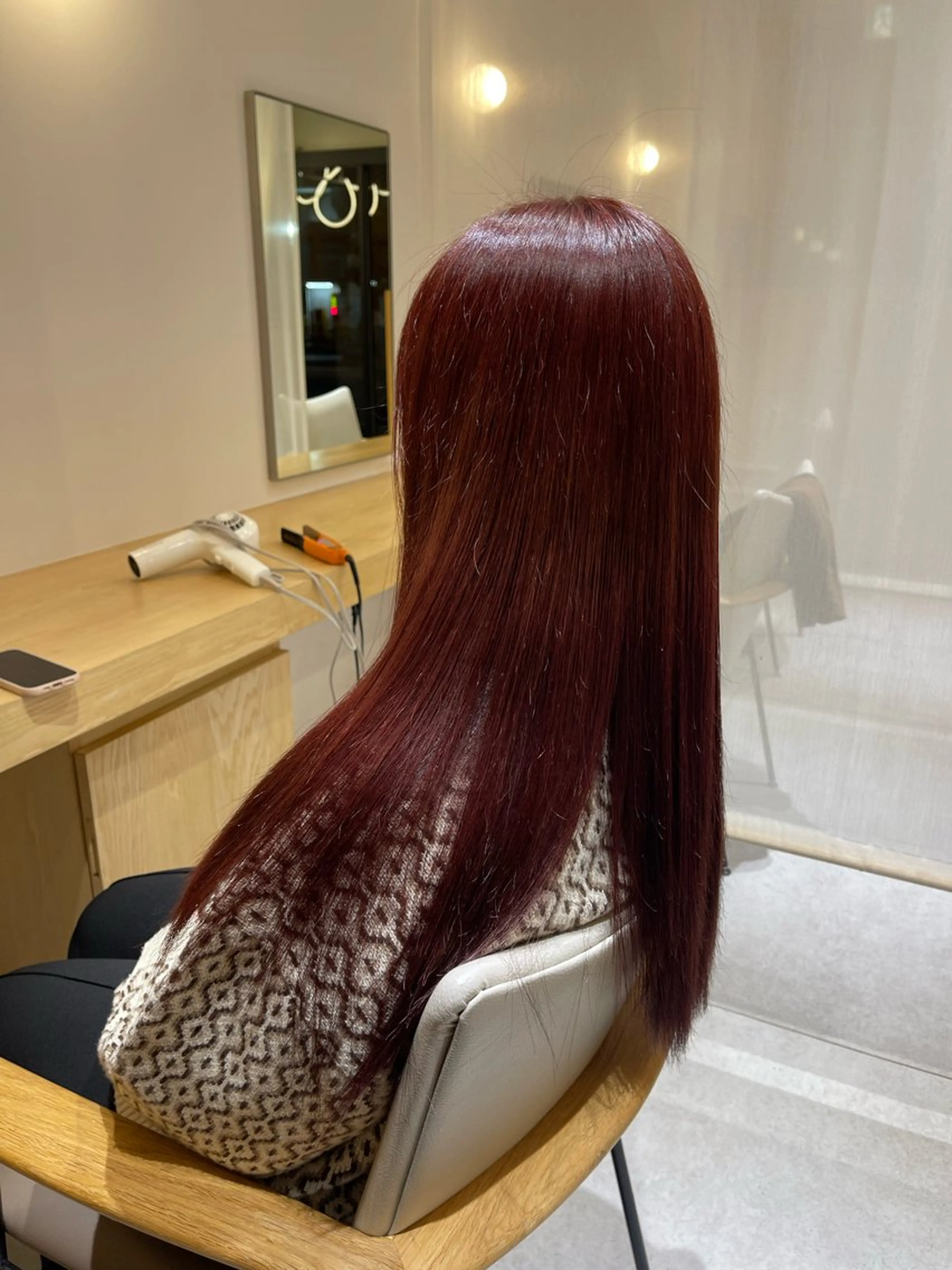 ロング カラー 髪質改善 three所属・🦄今西 利音🦄のヘアスタイル