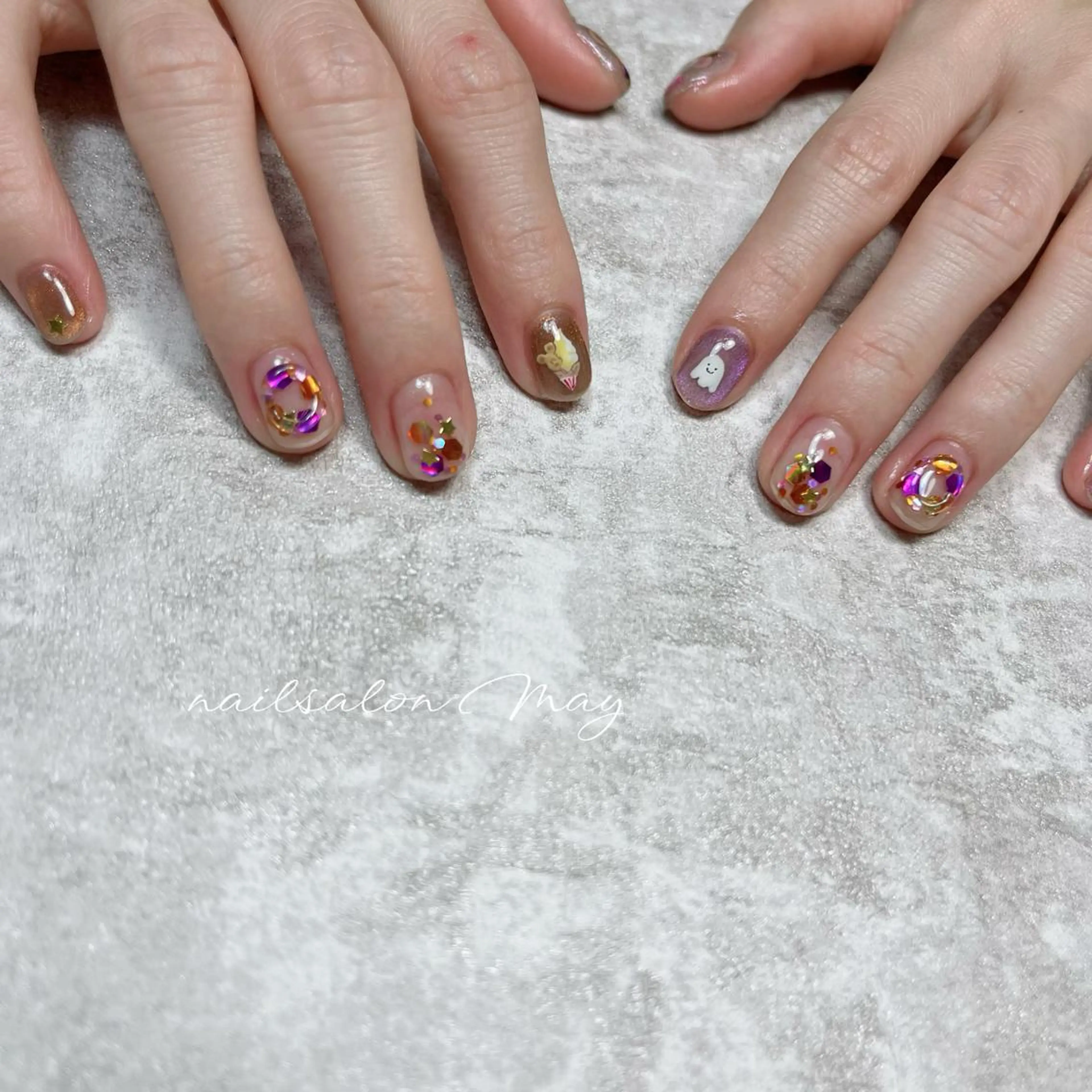 ネイル アートネイル ハンドネイル nailsalon mayのネイルデザイン