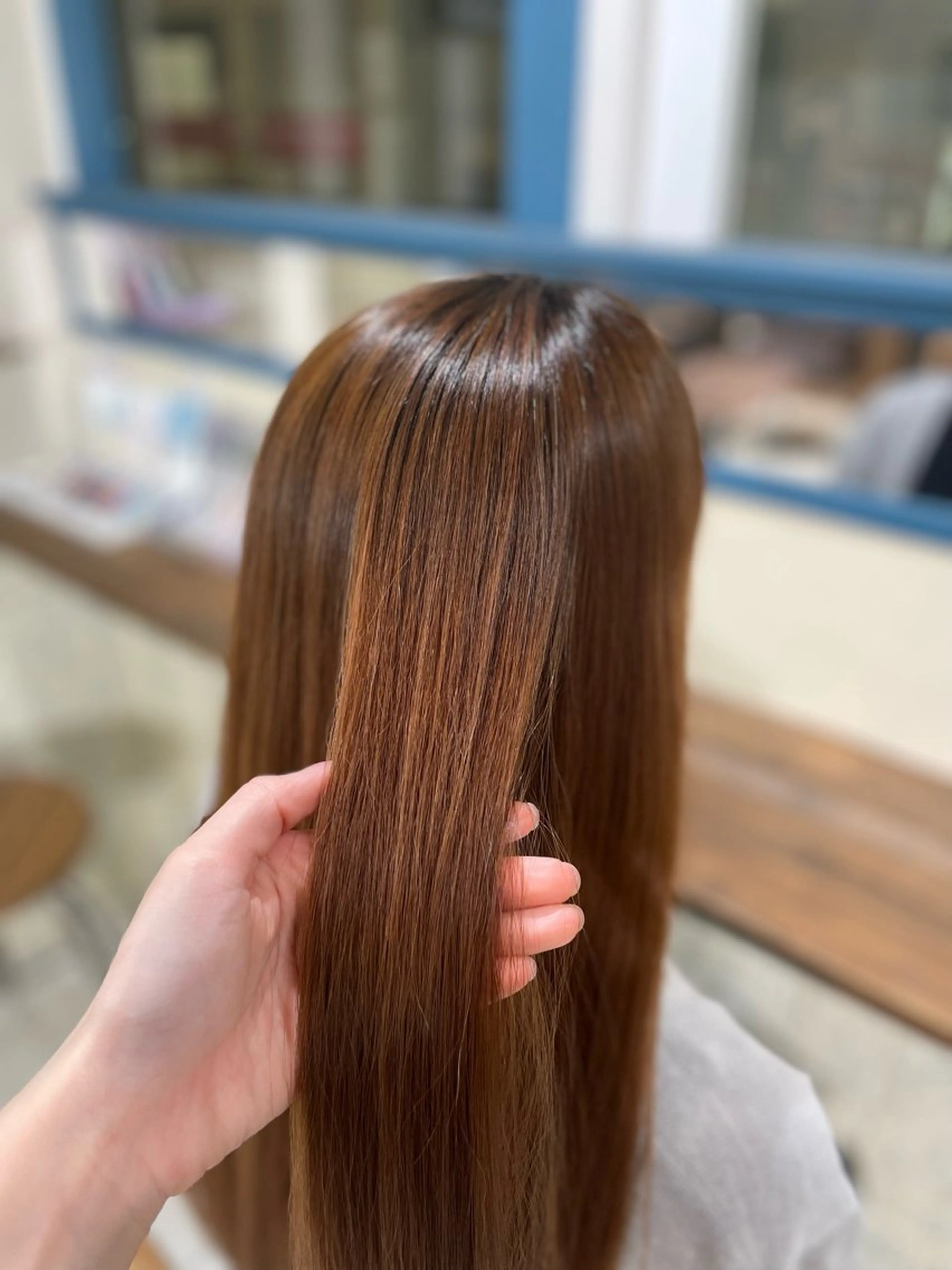 ロング 縮毛矯正 ♚Honoka♚ カラーモデル募集中のヘアスタイル