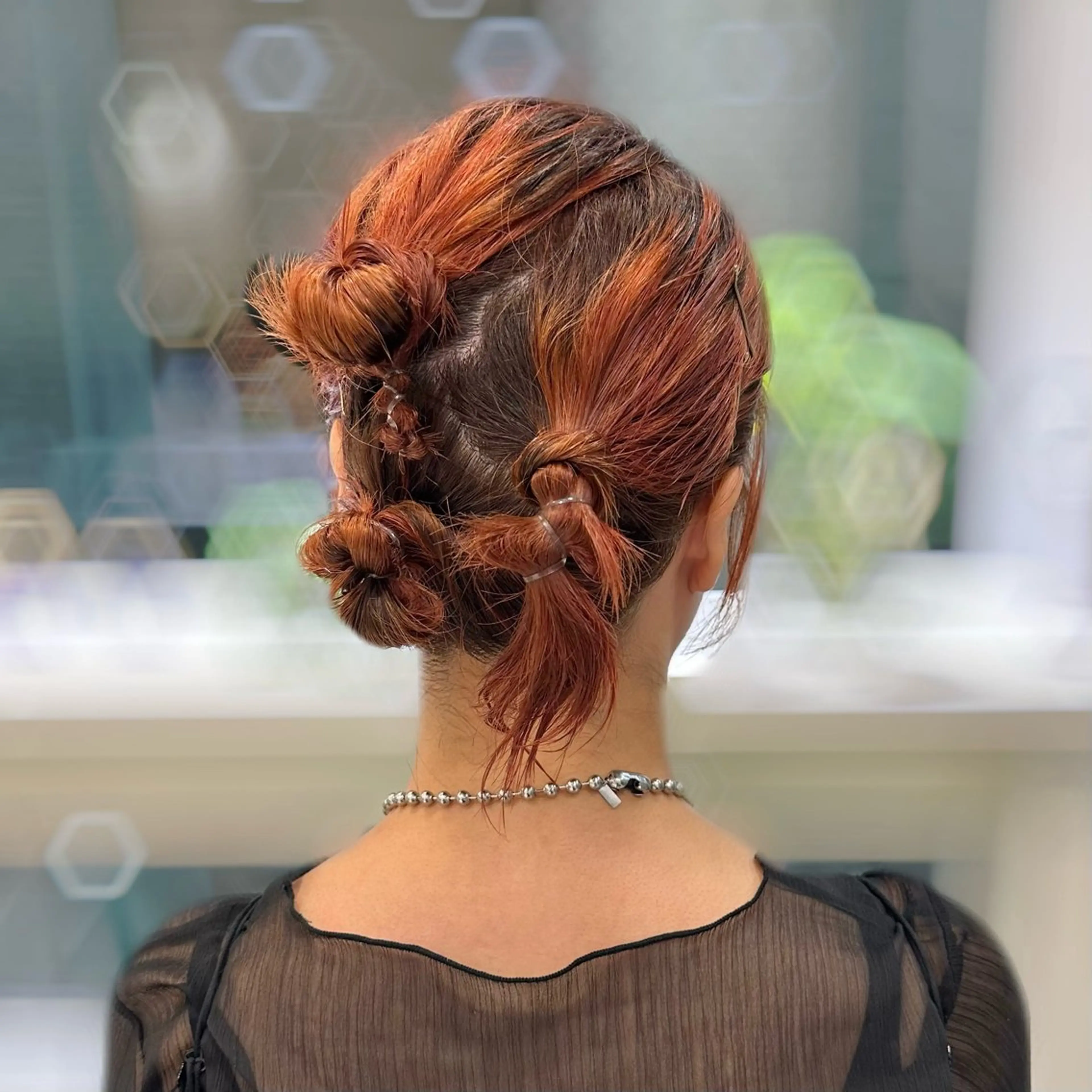 ミディアム カラー ヘアアレンジ デザインカラー🕊️ イオのヘアスタイル