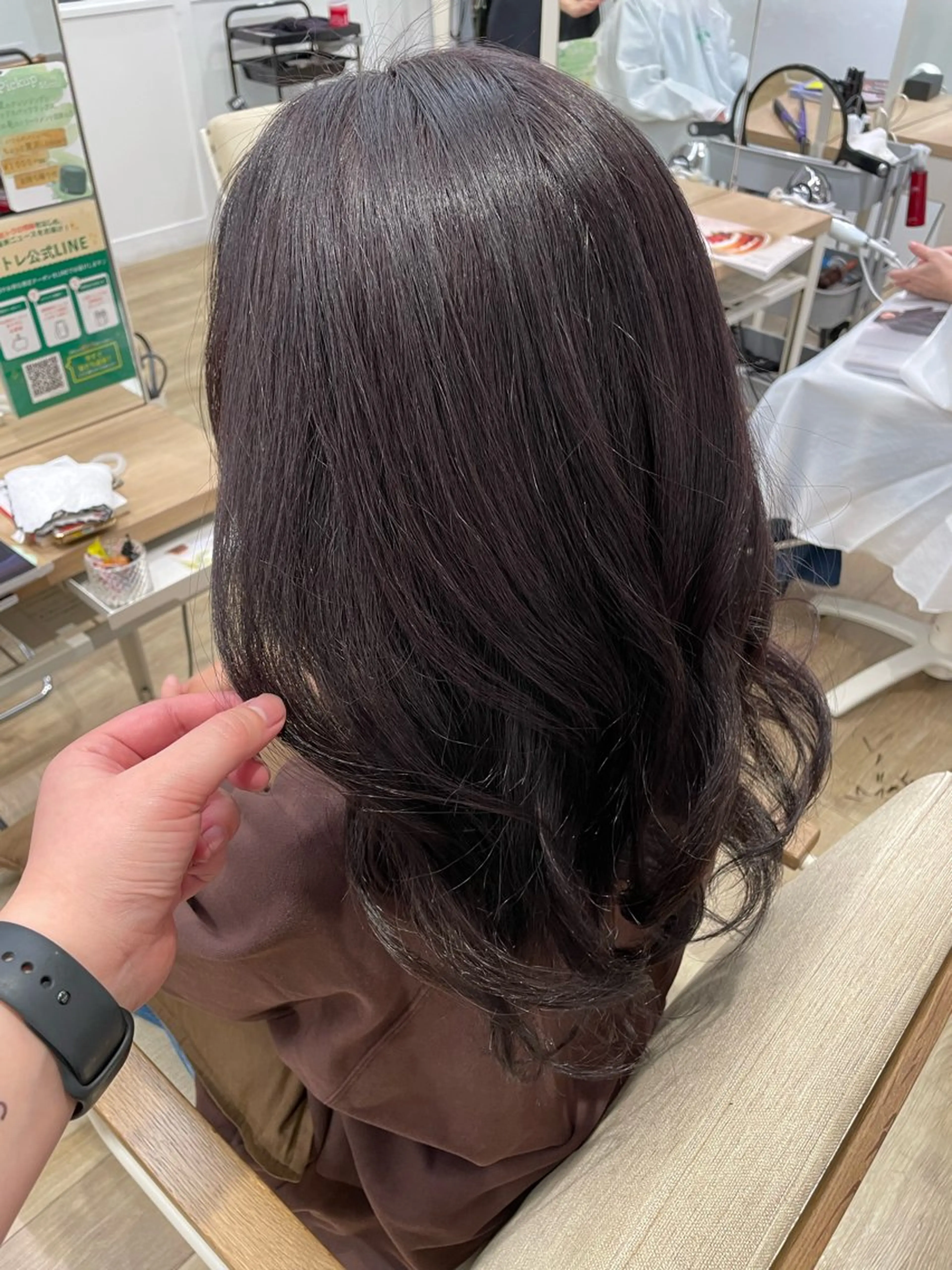 ロング ヘアカラー トリートメント 松田 /骨格矯正カットのヘアスタイル