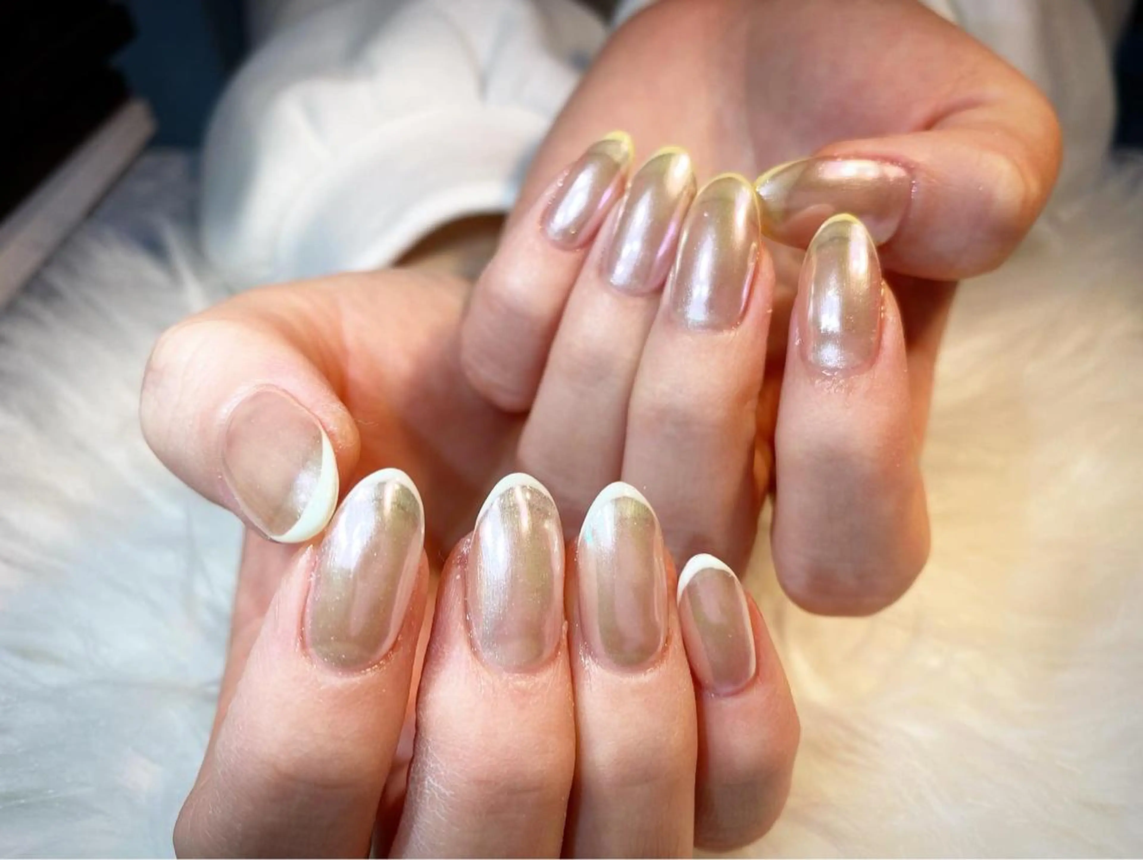 ネイル ミラーネイル ワンカラーネイル ハンドネイル P. nailのネイルデザイン