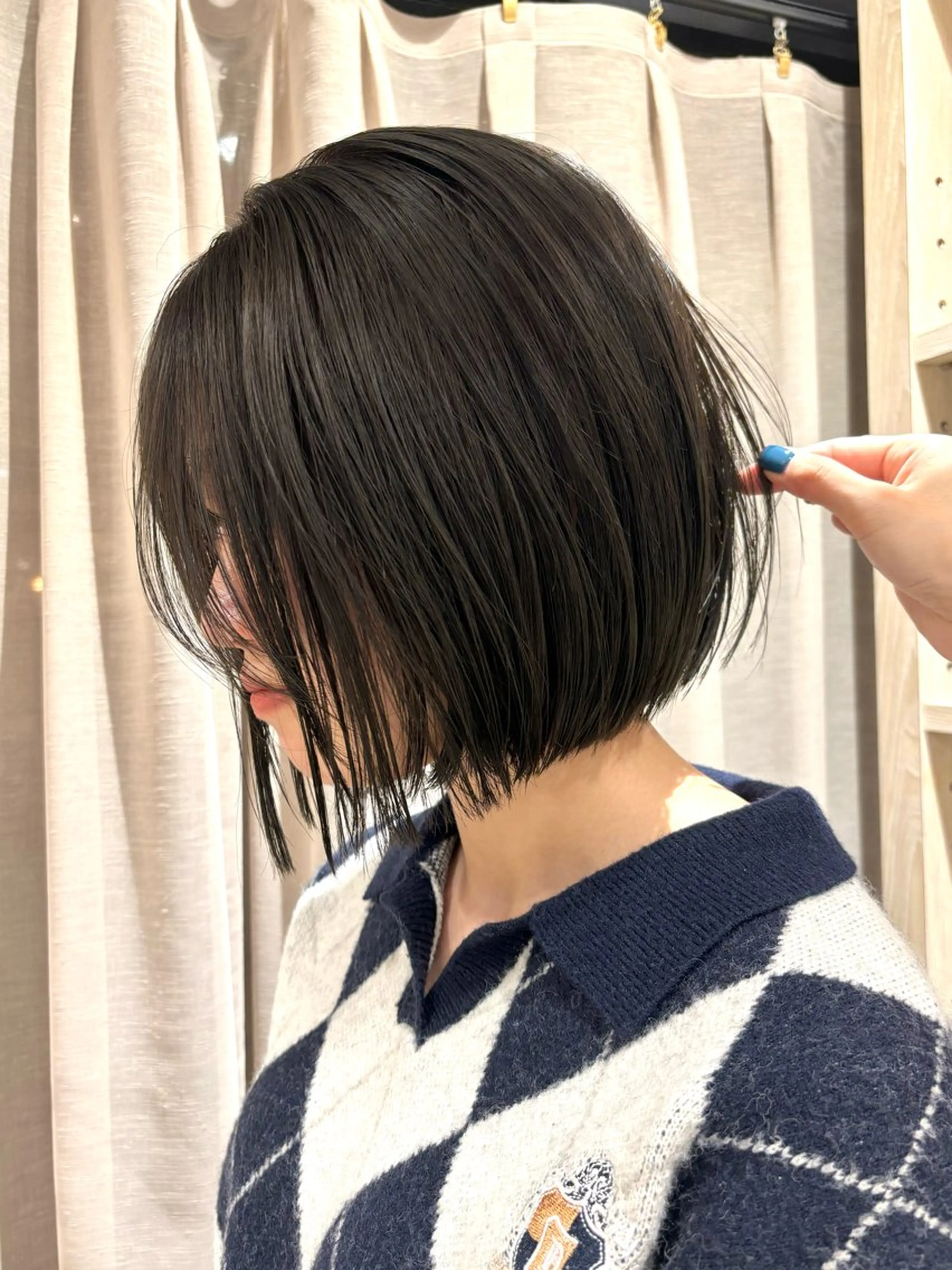 ショート ヘアカラー トリートメント izumi/ ボブ/パーマのヘアスタイル