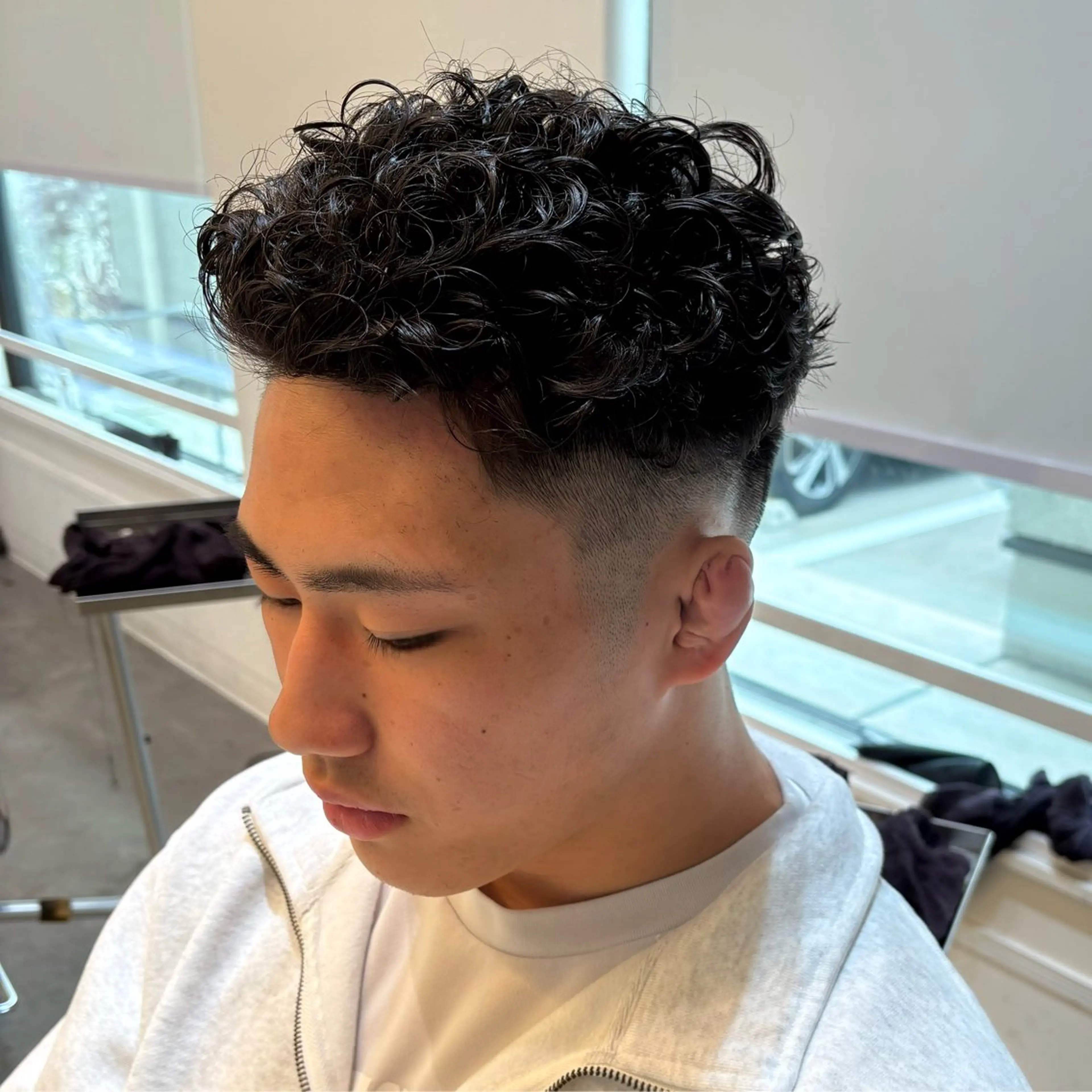 パーマ メンズ カット パーマ GISELA サリナのヘアスタイル