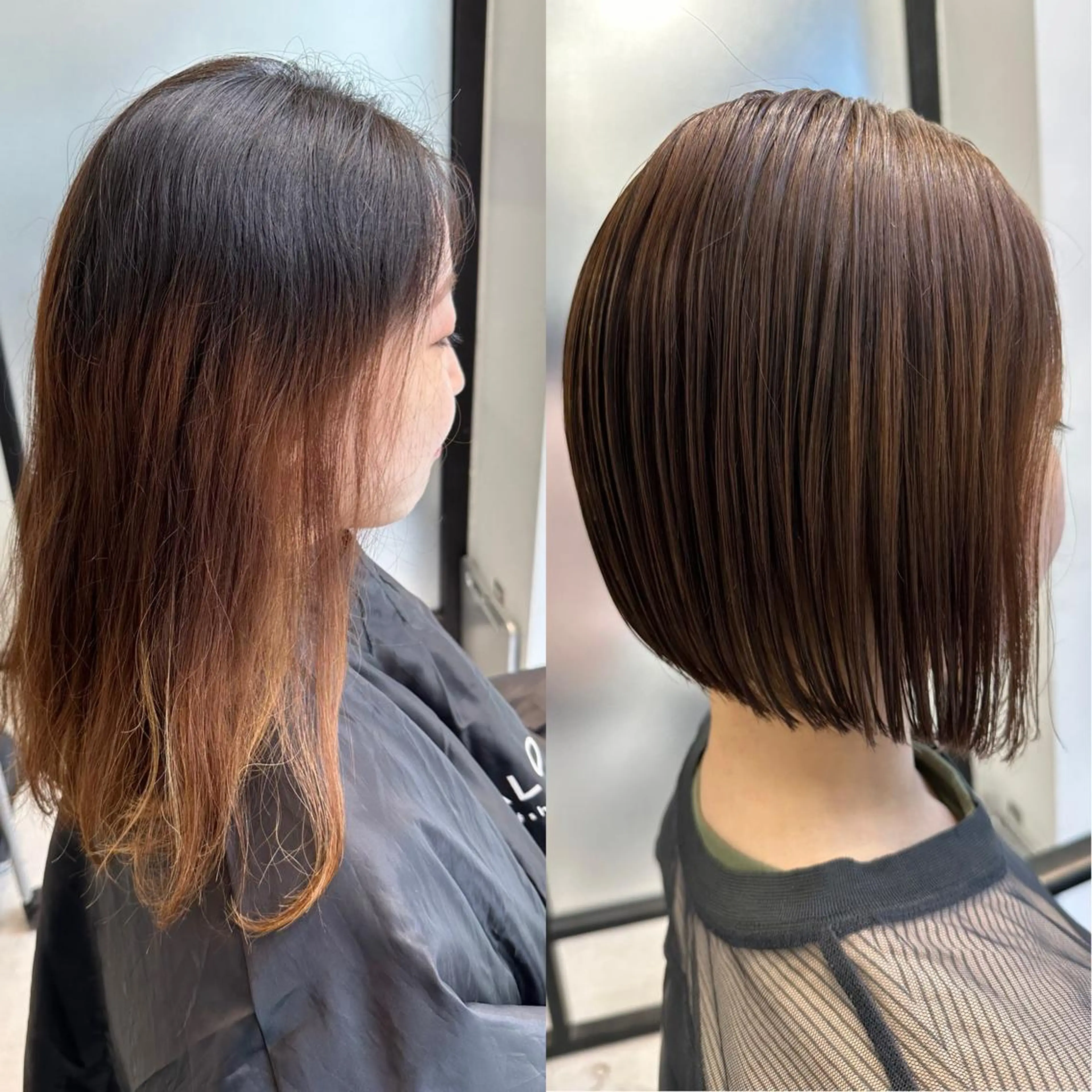 ショート SALOWIN心斎橋Suite店所属・ブリーチ毛にもできる 縮毛矯正OJIROのヘアスタイル
