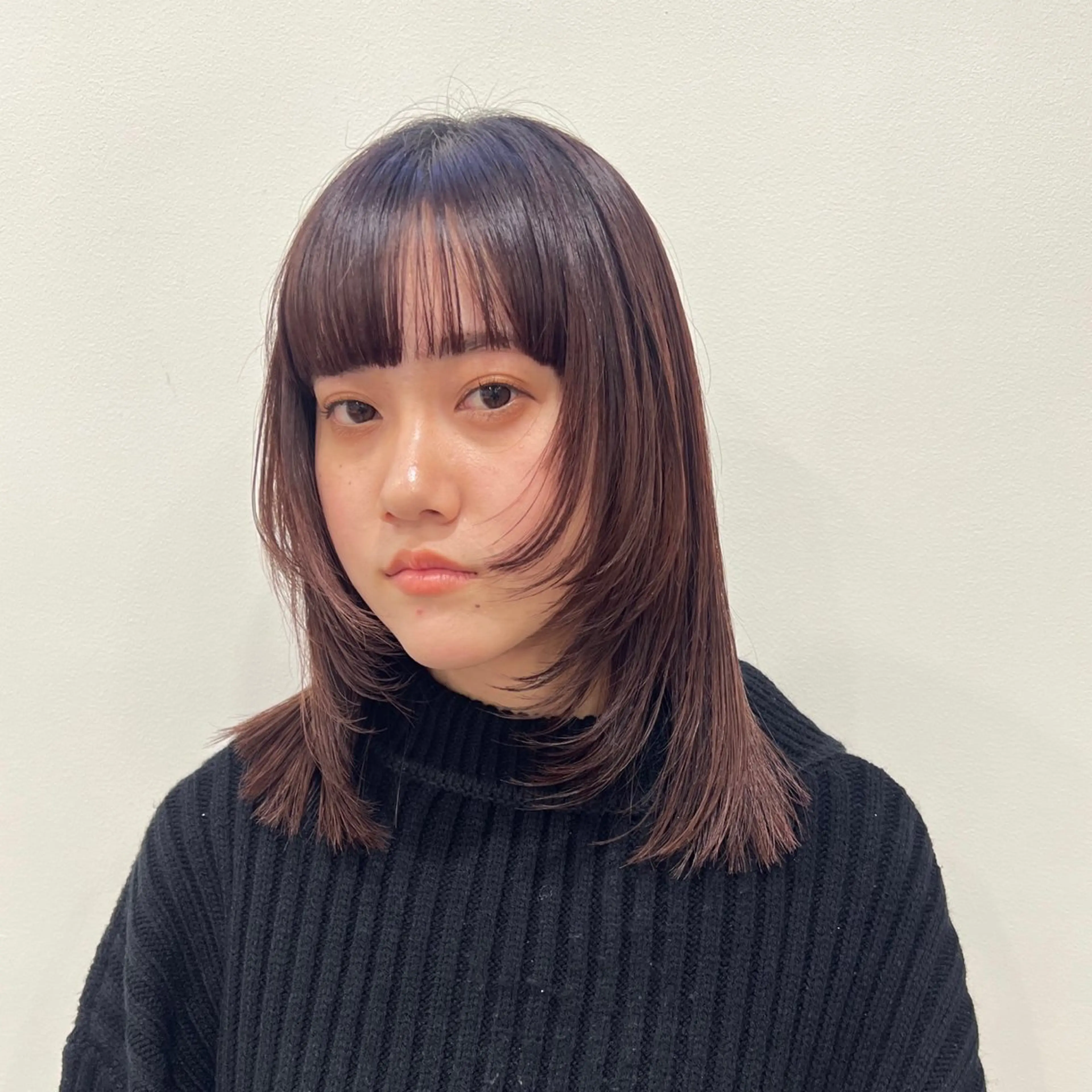 ミディアム カラー カット ヘアカラー トリートメント ヘッドスパ ヘアセット 🎀レイヤー/ カラー🐕‍🦺anのヘアスタイル
