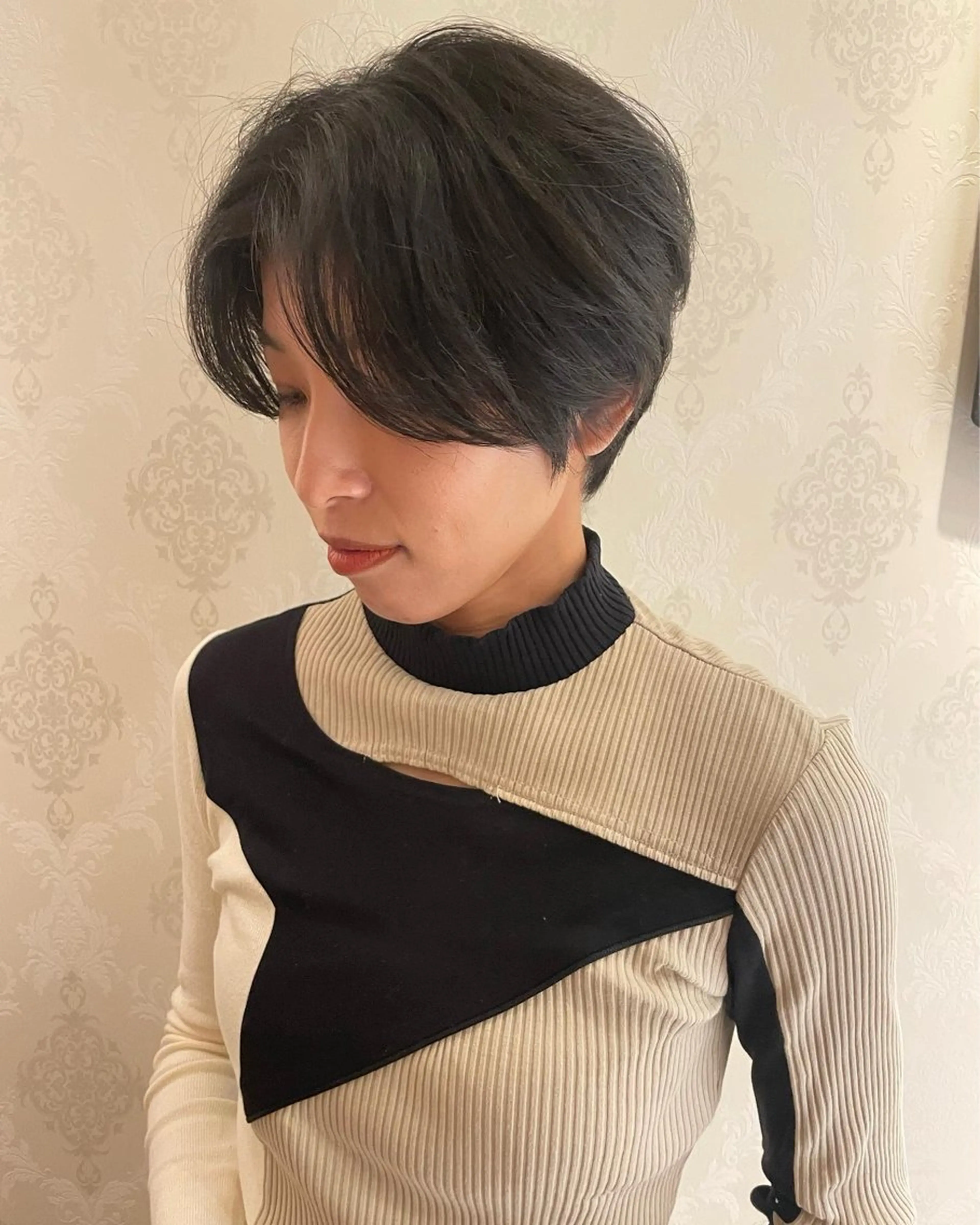 ショート ショートボブ ハンサムショート ボブ ショートヘア カット 鶴岡で縮毛矯正なら お任せ！ハヤシナオミのヘアスタイル