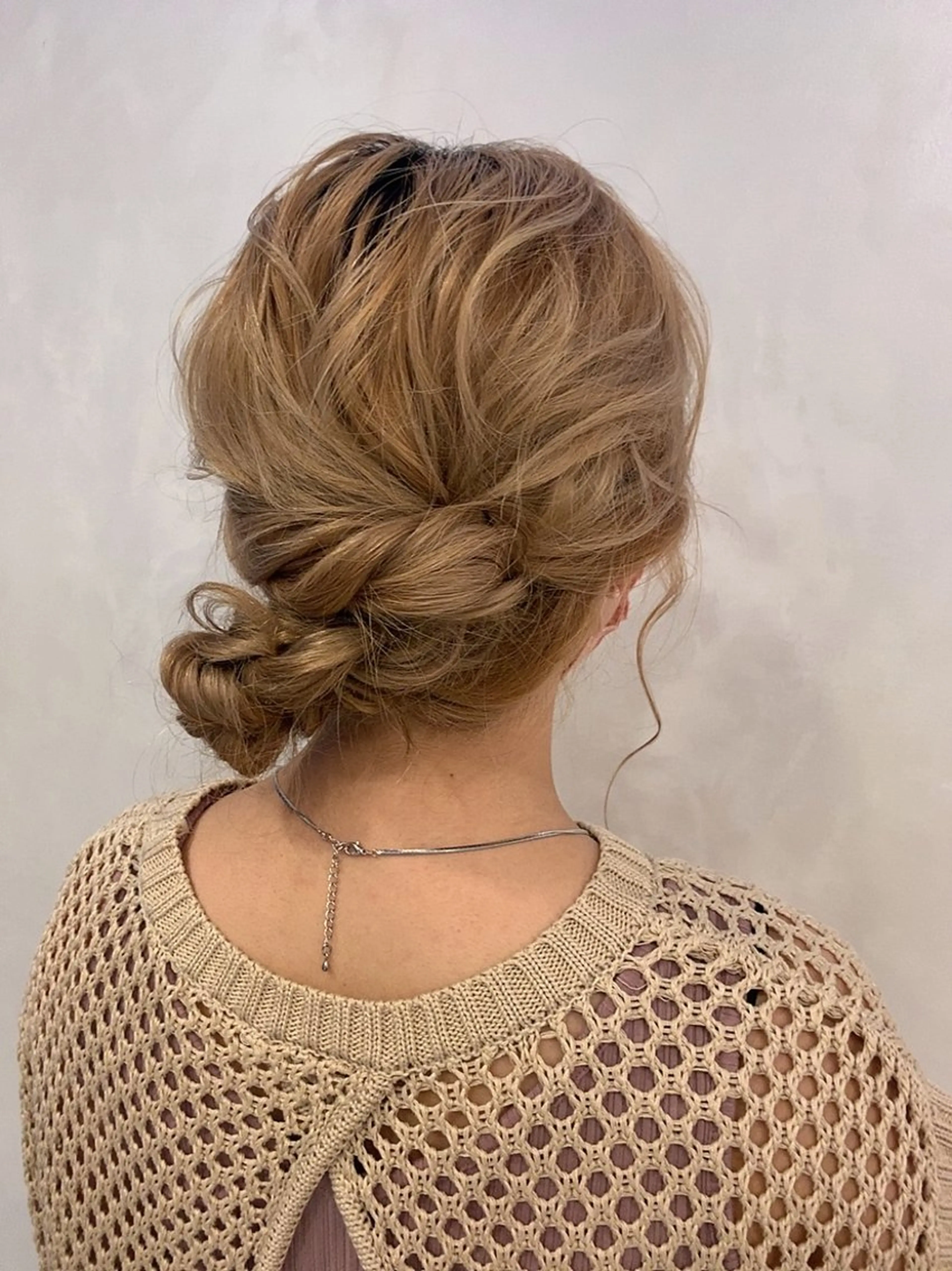 セミロング カラー ヘアアレンジ れな/艶カラー /暖色カラーのヘアスタイル