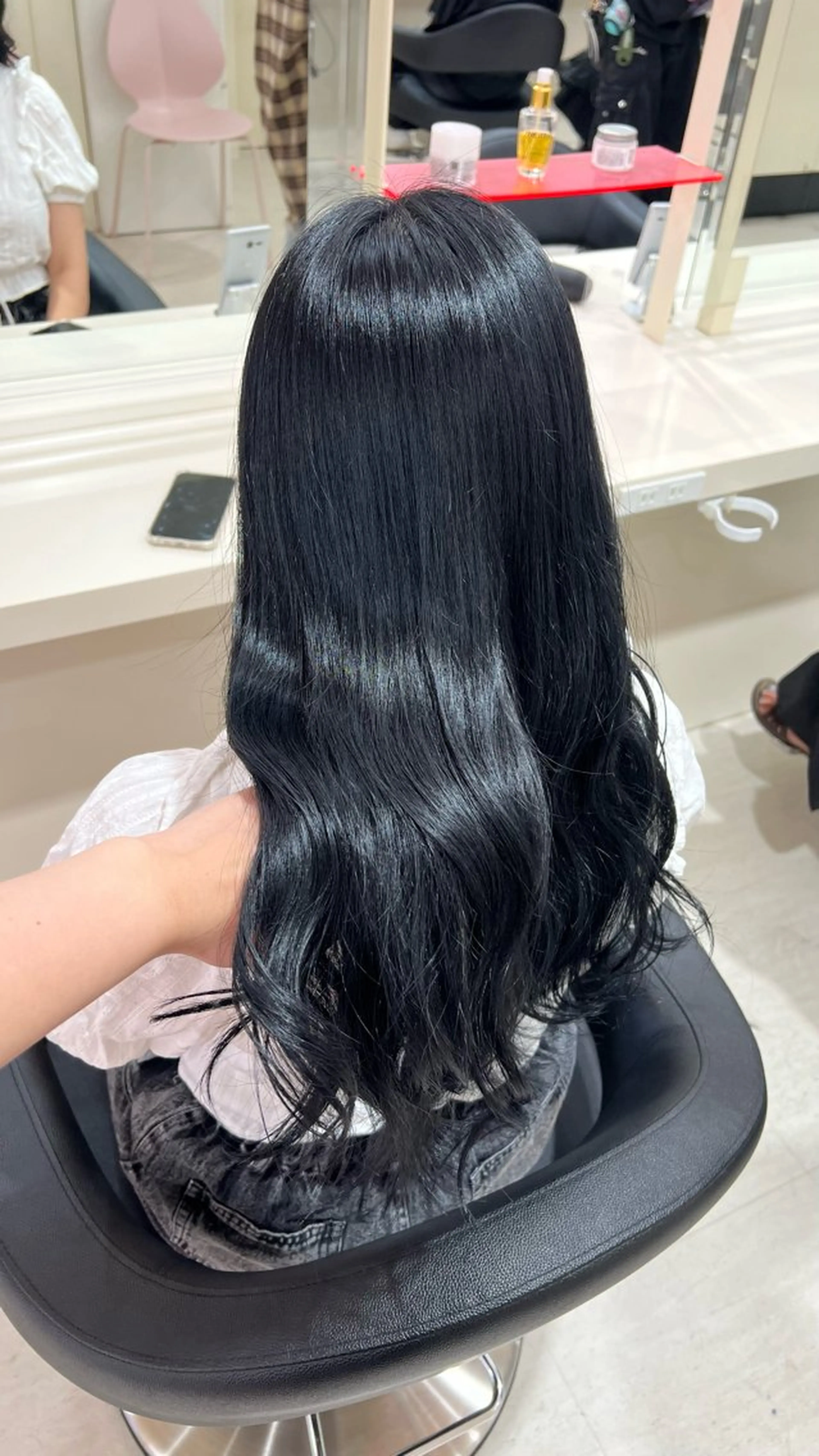 ロング カラー 韓国レイヤー＆ピンク 艶髪🩶maikoのヘアスタイル