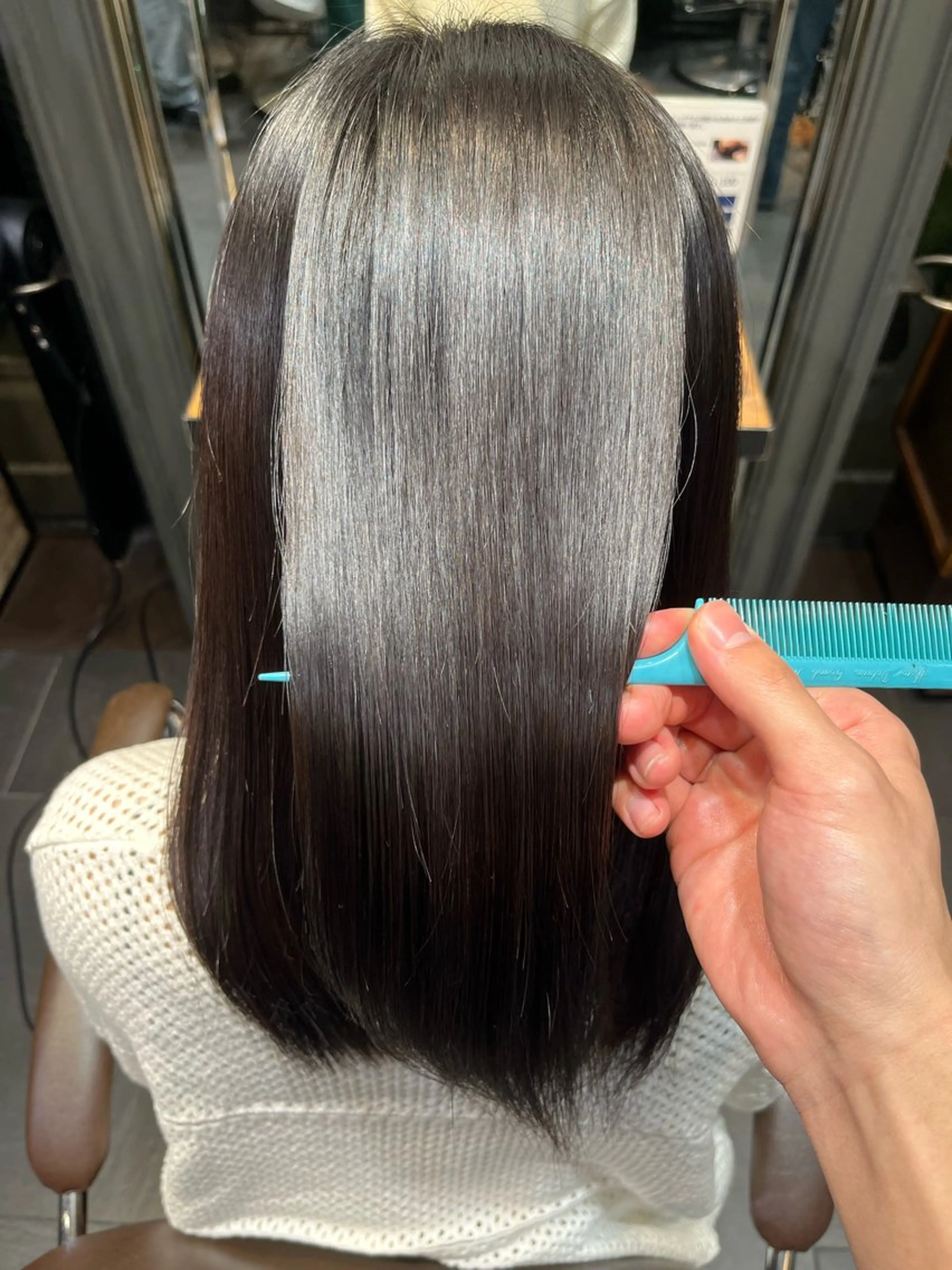 ミディアム トリートメント ヘアカラー 小玉　拓実/縮毛矯正 /髪質改善のヘアスタイル