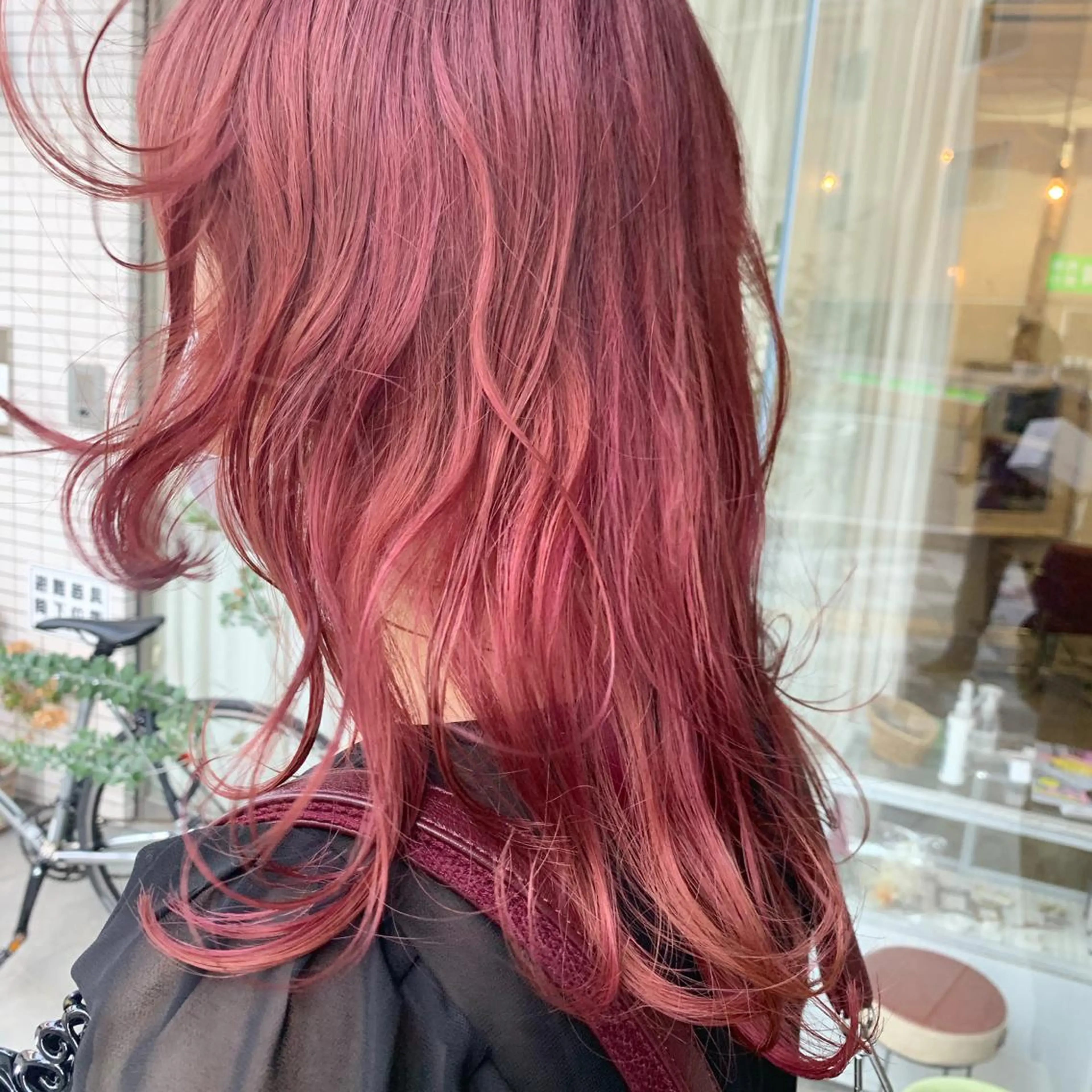 ロング カラー カット ヘアカラー fio マナミのヘアスタイル