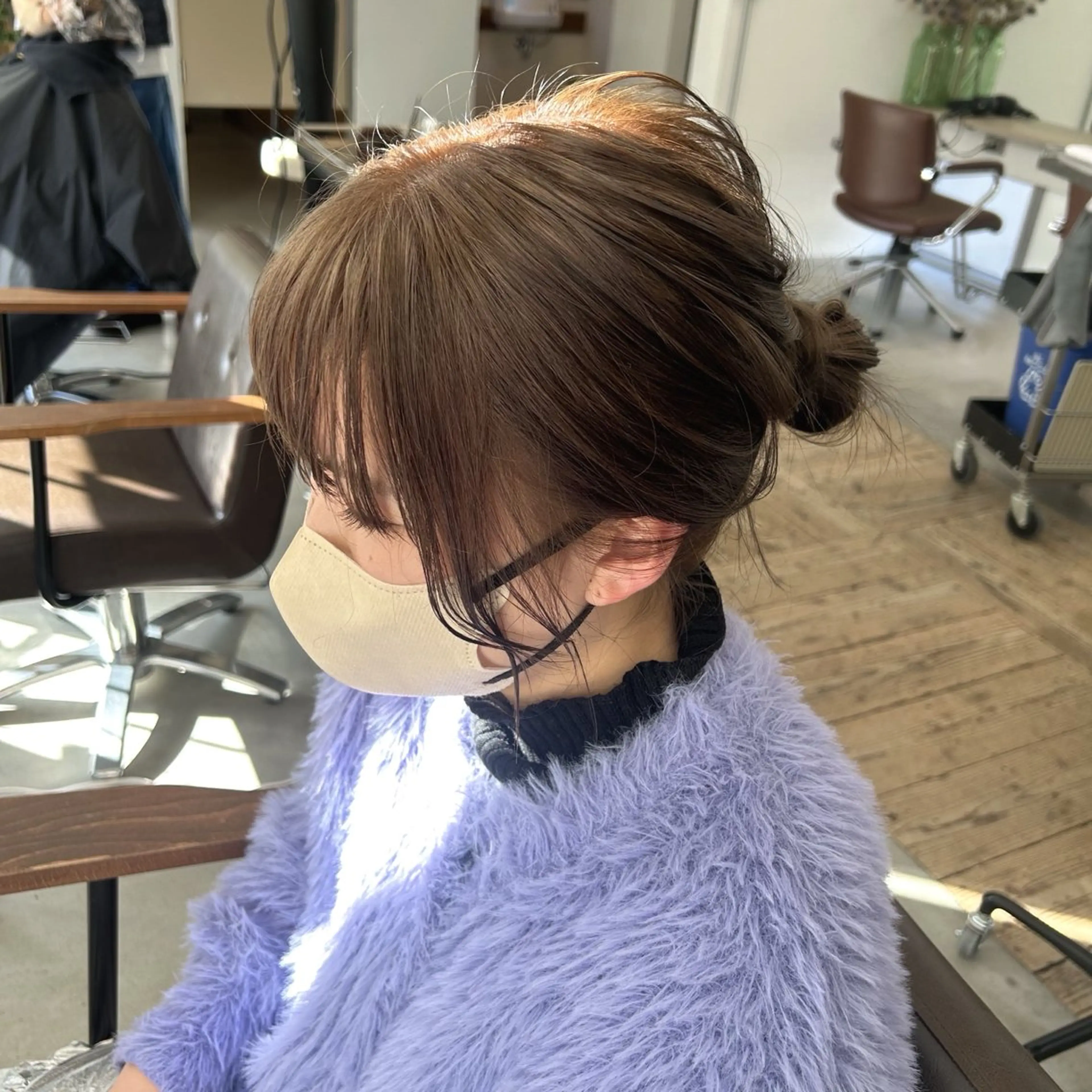 ミディアム ヘアカラー kachina所属・綿貫 美雪のヘアスタイル