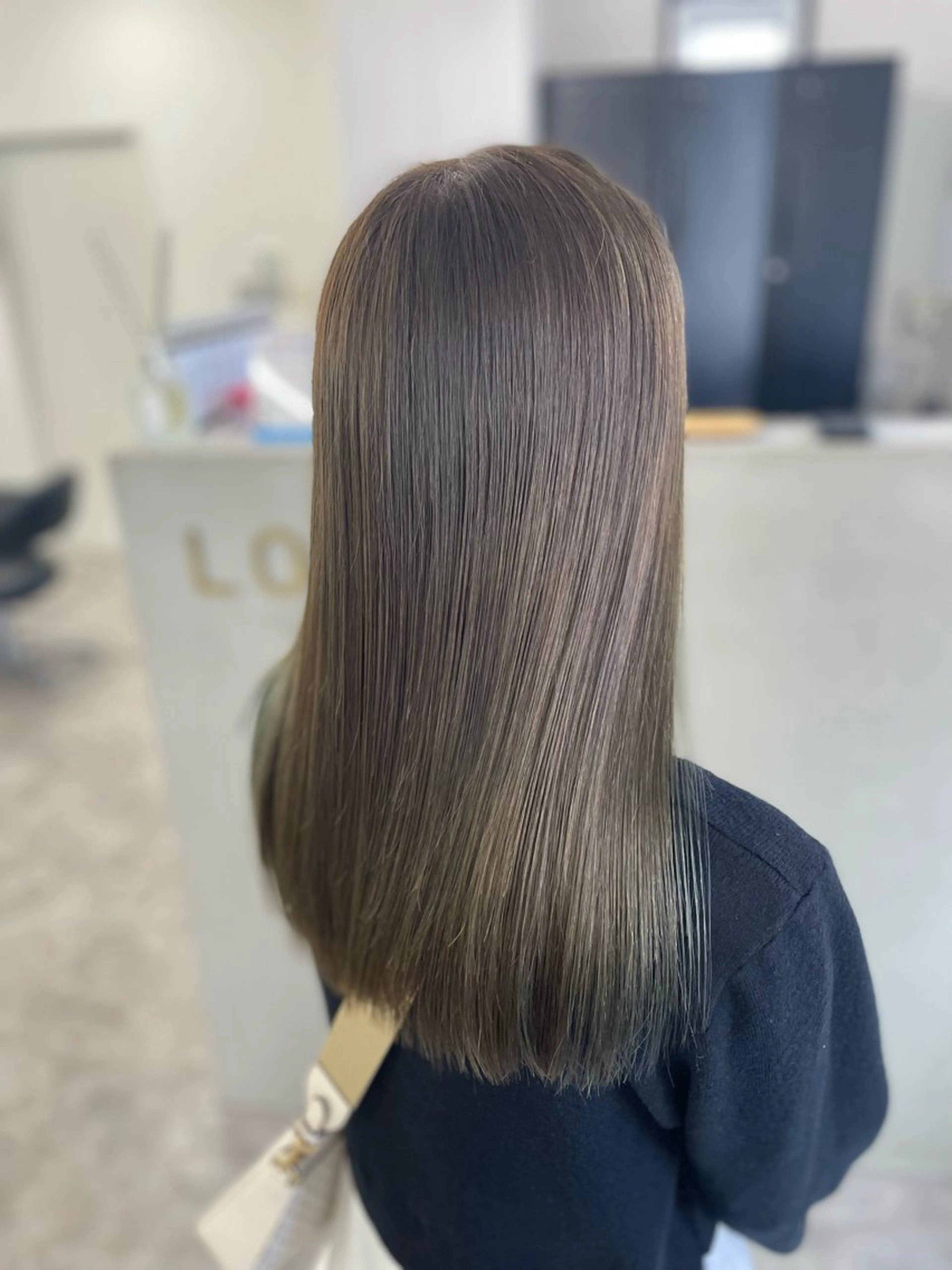 セミロング カラー ベージュカラー オリーブベージュ LOBY浦添店所属・LOBY浦添店 NABEのその他イメージ