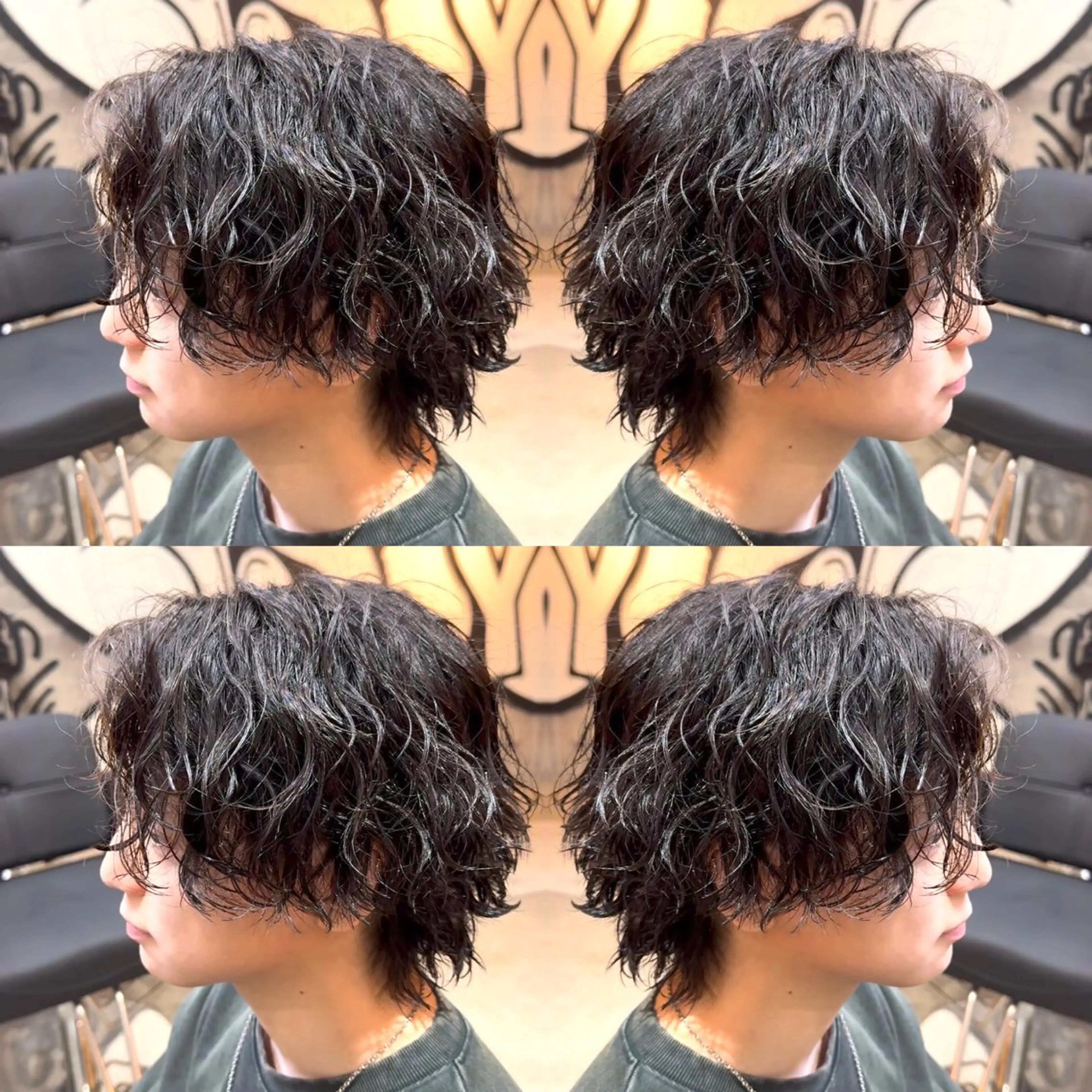 🔥 スタイリングを楽に 🔥🌀スパイラルパーマ🌀【1日1人限定】メンズカット➕パーマ➕髪質改善内部トリートメント✨の写真