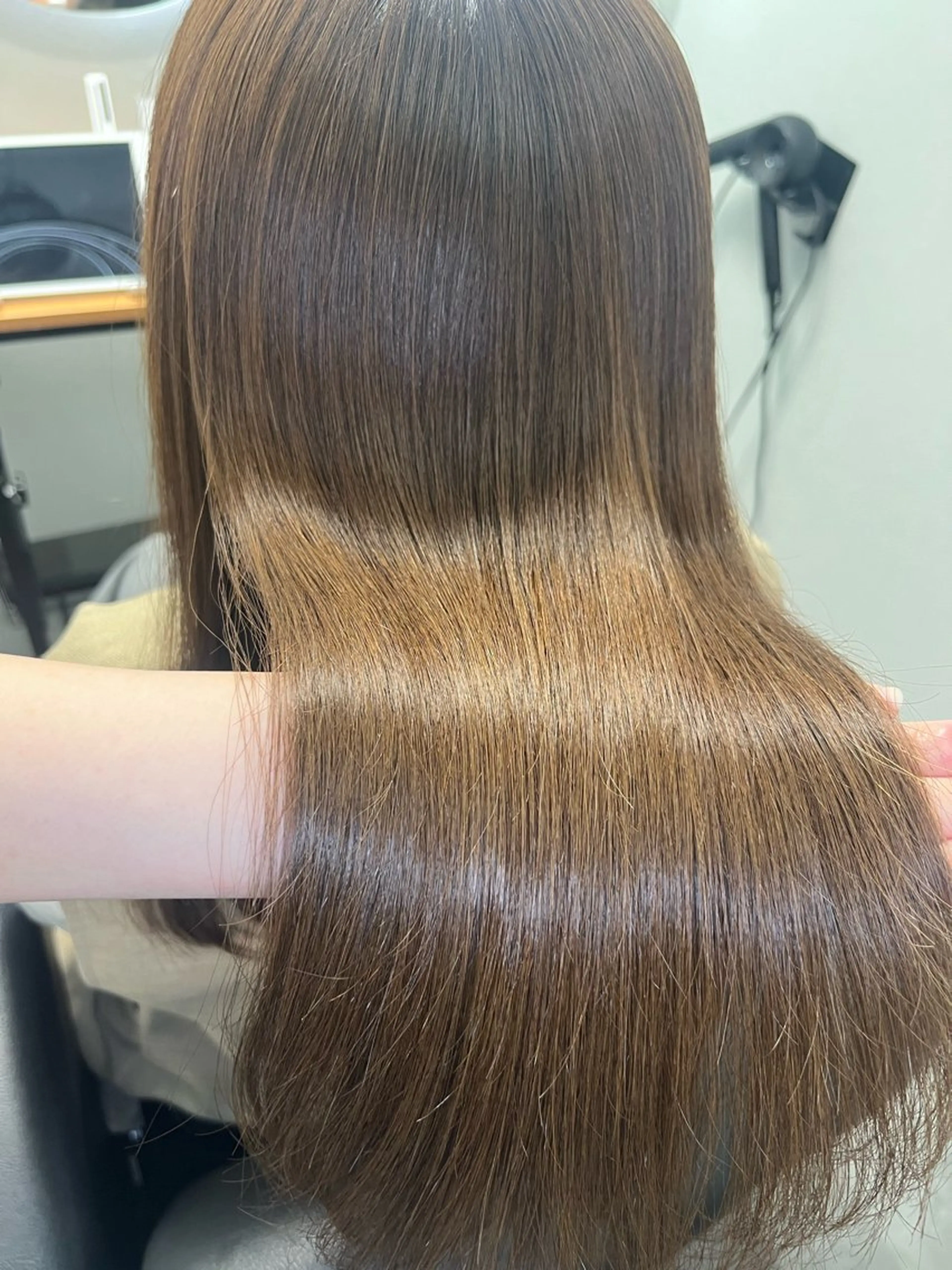 ロング 縮毛矯正 カット ヘアカラー 縮毛矯正 トリートメント 仙台/艶髪/ ‎レイヤー/ゆうか♡のヘアスタイル