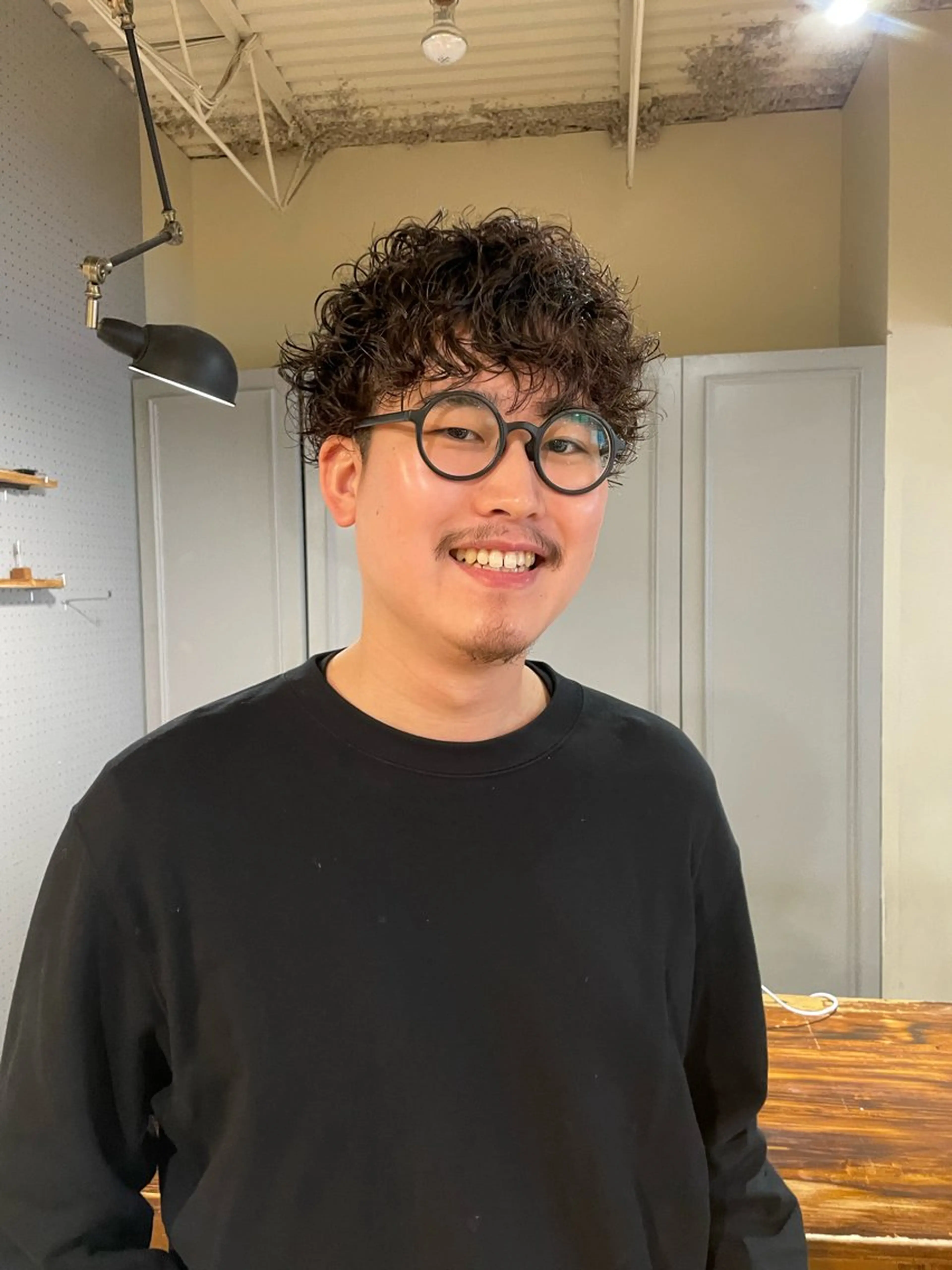 パーマ メンズ カット パーマ 🤩噂のMr.髪ポジ ティブ®️yu🤩のヘアスタイル