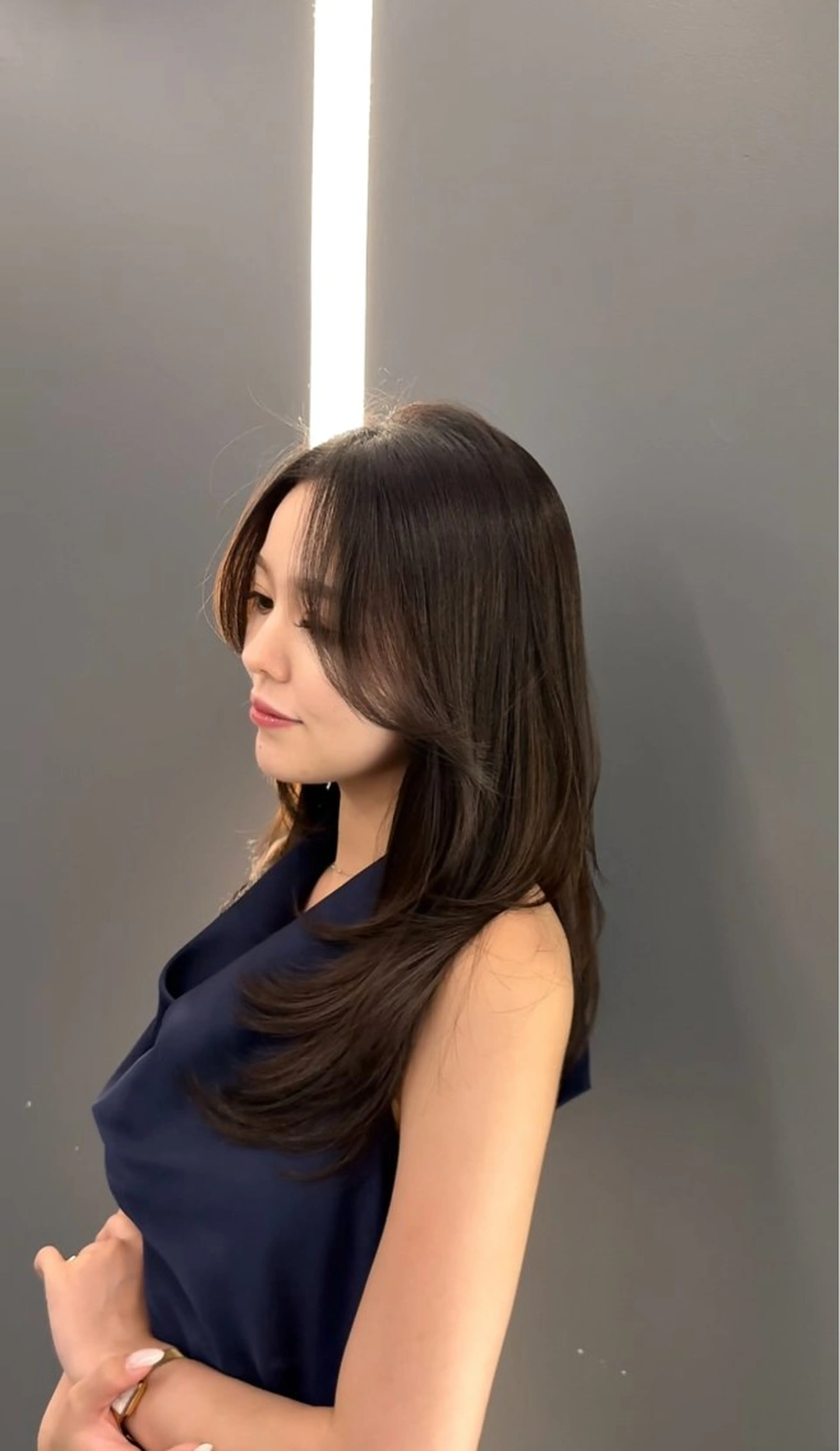 ロング カラー ヘアアレンジ RioN/網紅ヘア 🩶透明感艶カラーのヘアスタイル