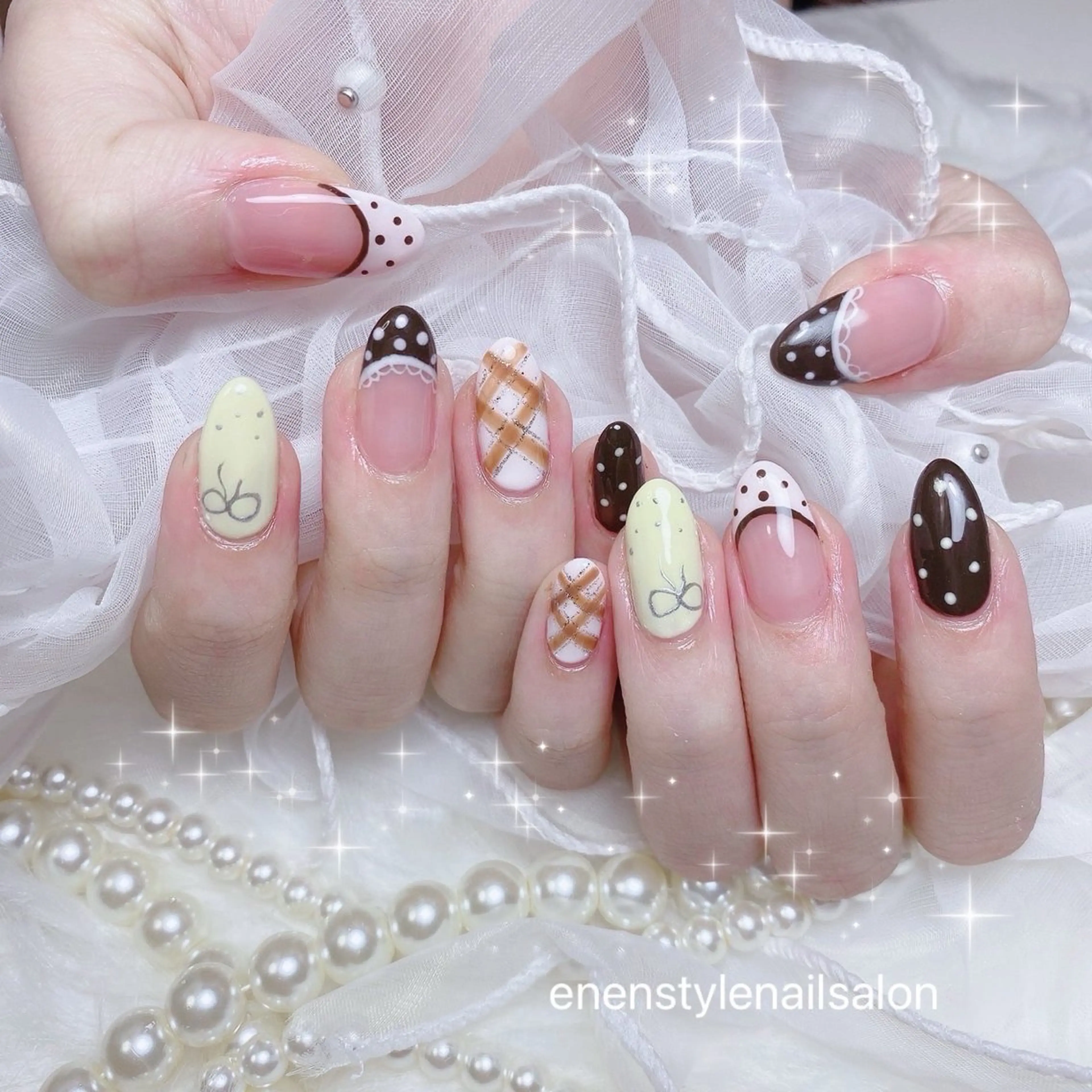 ネイル ハンドネイル 👑enen style👑のネイルデザイン