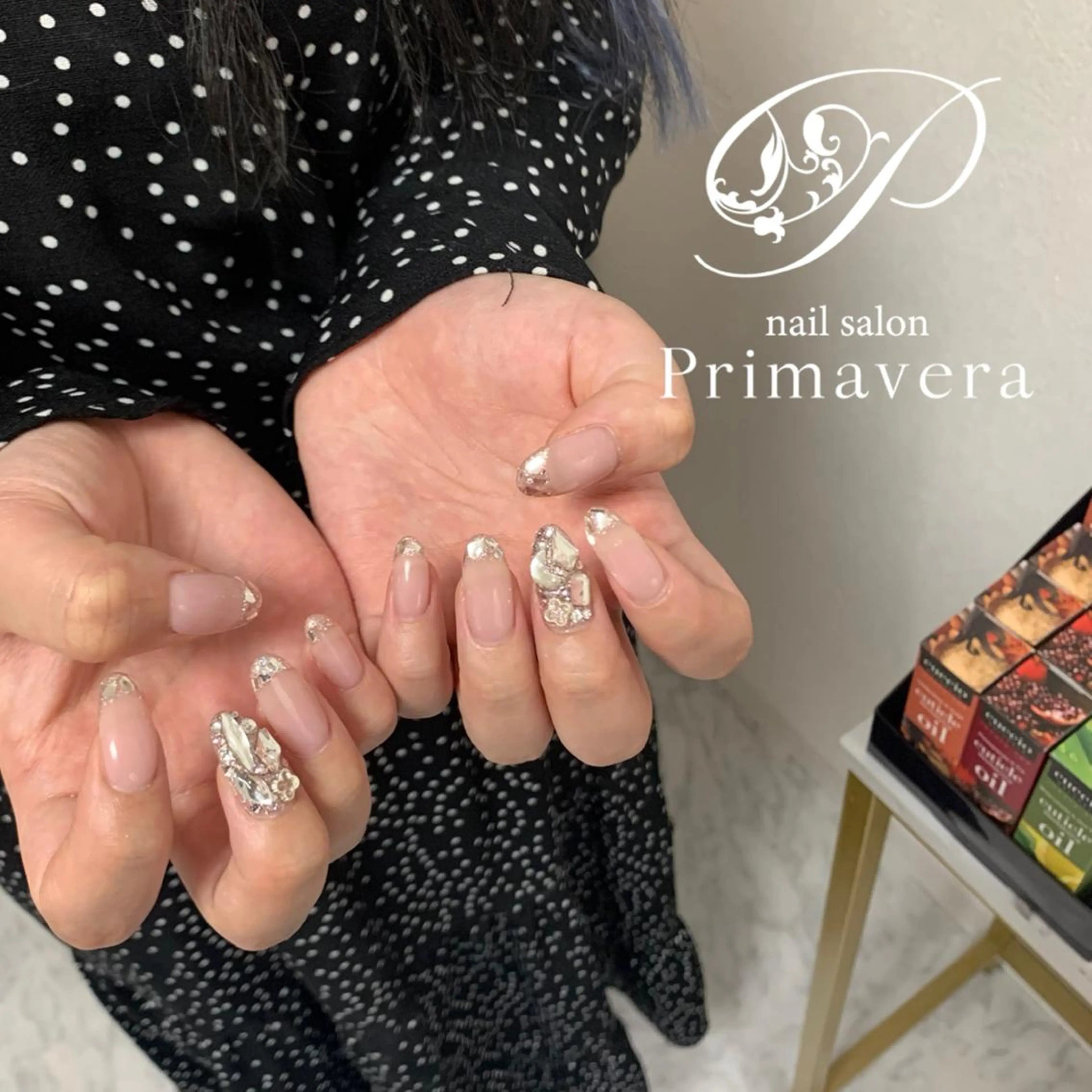 ネイル ハンドネイル primavera ワンホン系/ちゅるんのネイルデザイン