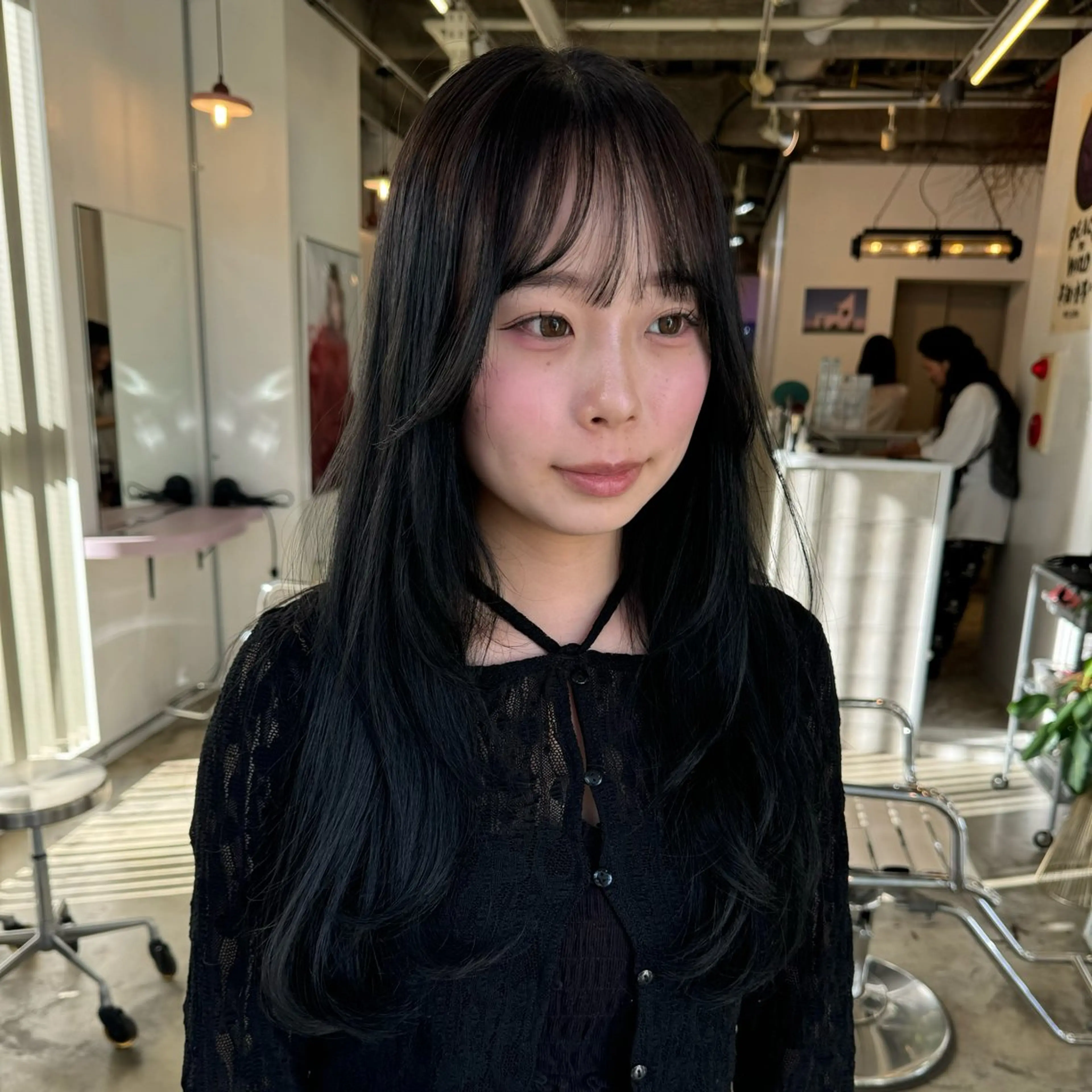 ロング カット ヘアカラー トリートメント 小森 祐希のヘアスタイル