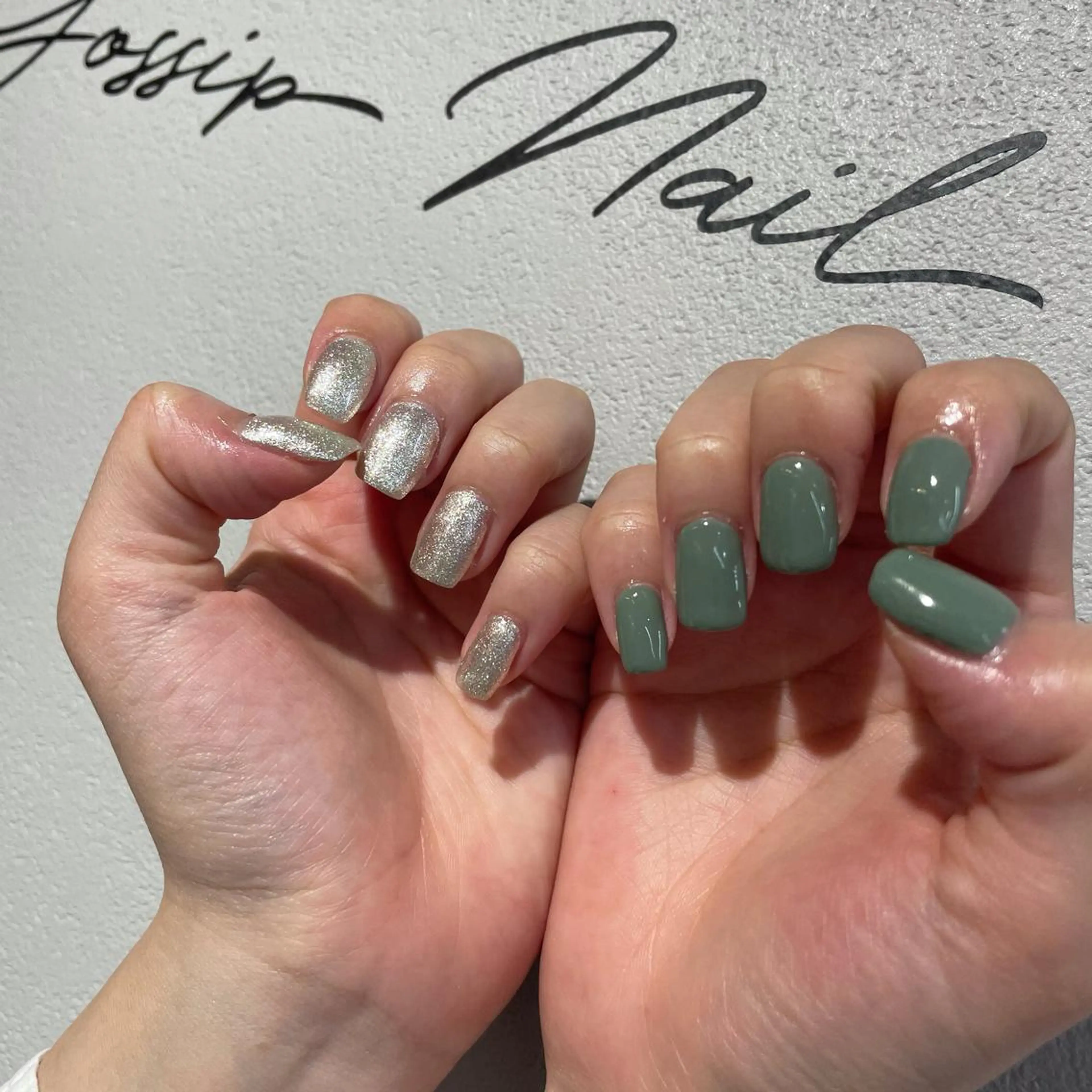 ＊Hand ワンカラー·ラメグラ🧁の写真