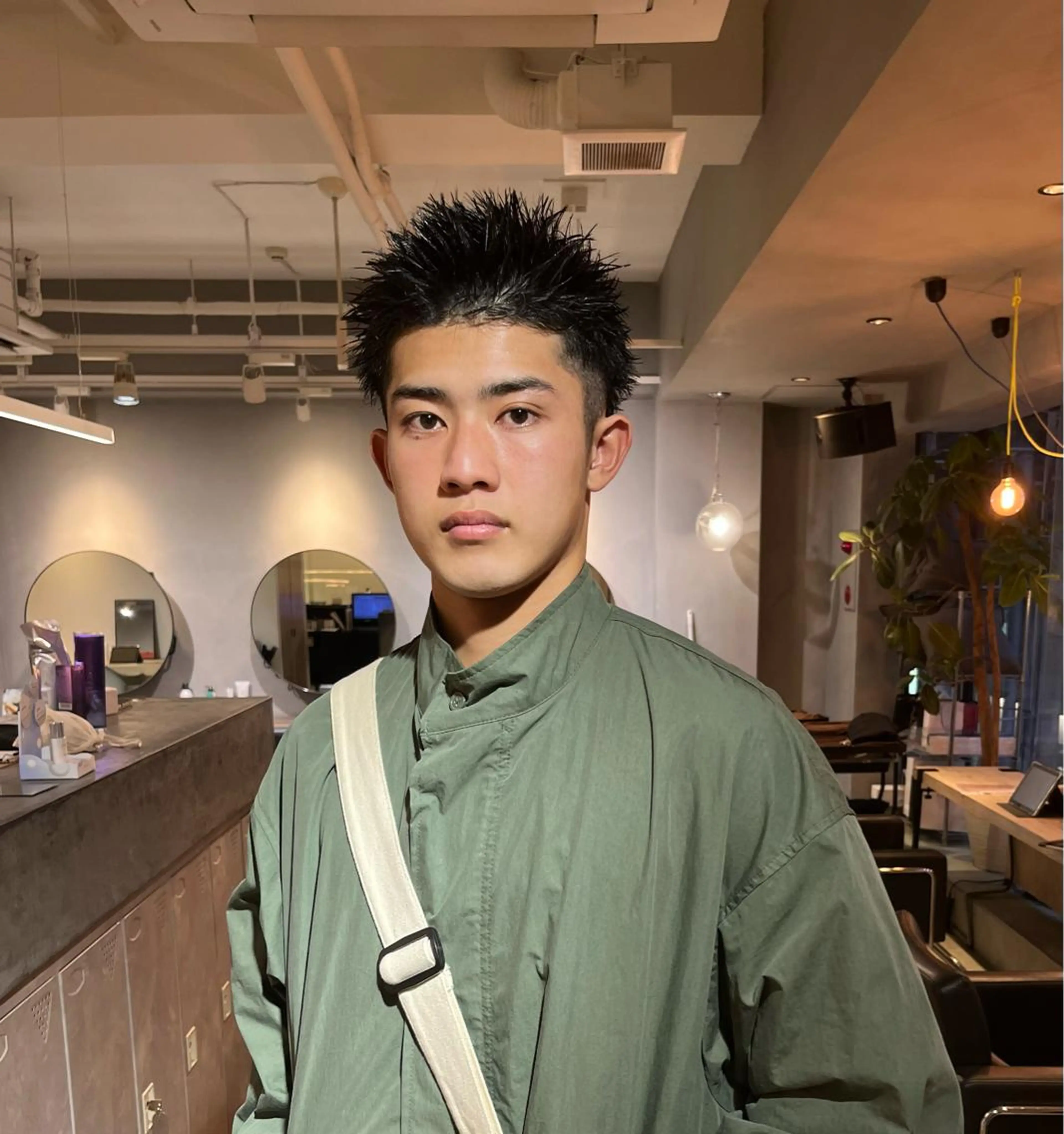 ショート メンズ カット ヘアカラー パーマ メンズ特化美容師 熊田 鼓汰郎のヘアスタイル