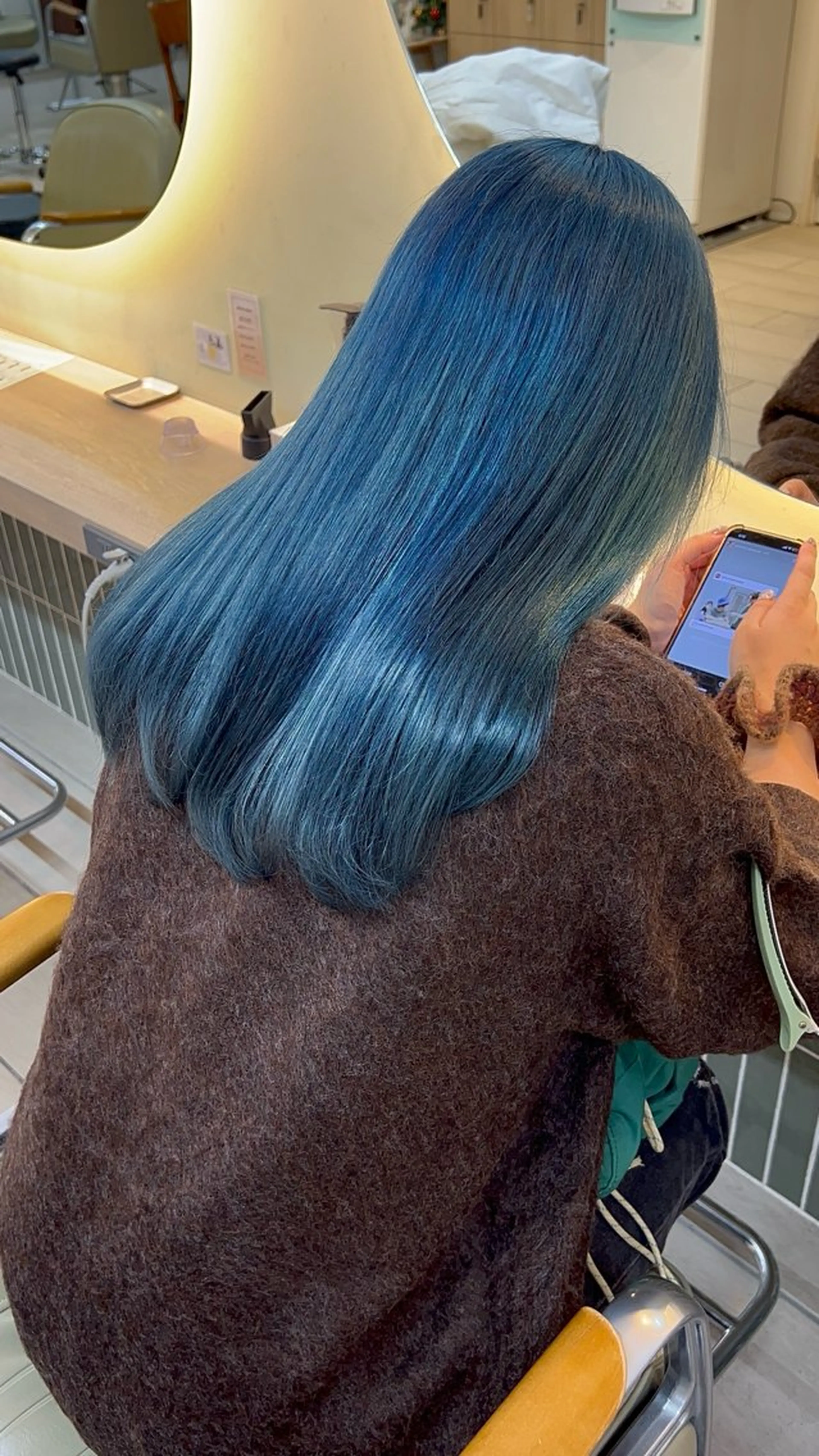 ロング カラー ヘアカラー トリートメント ハイトーン/カラー /縮毛矯正/松田健佑のヘアスタイル