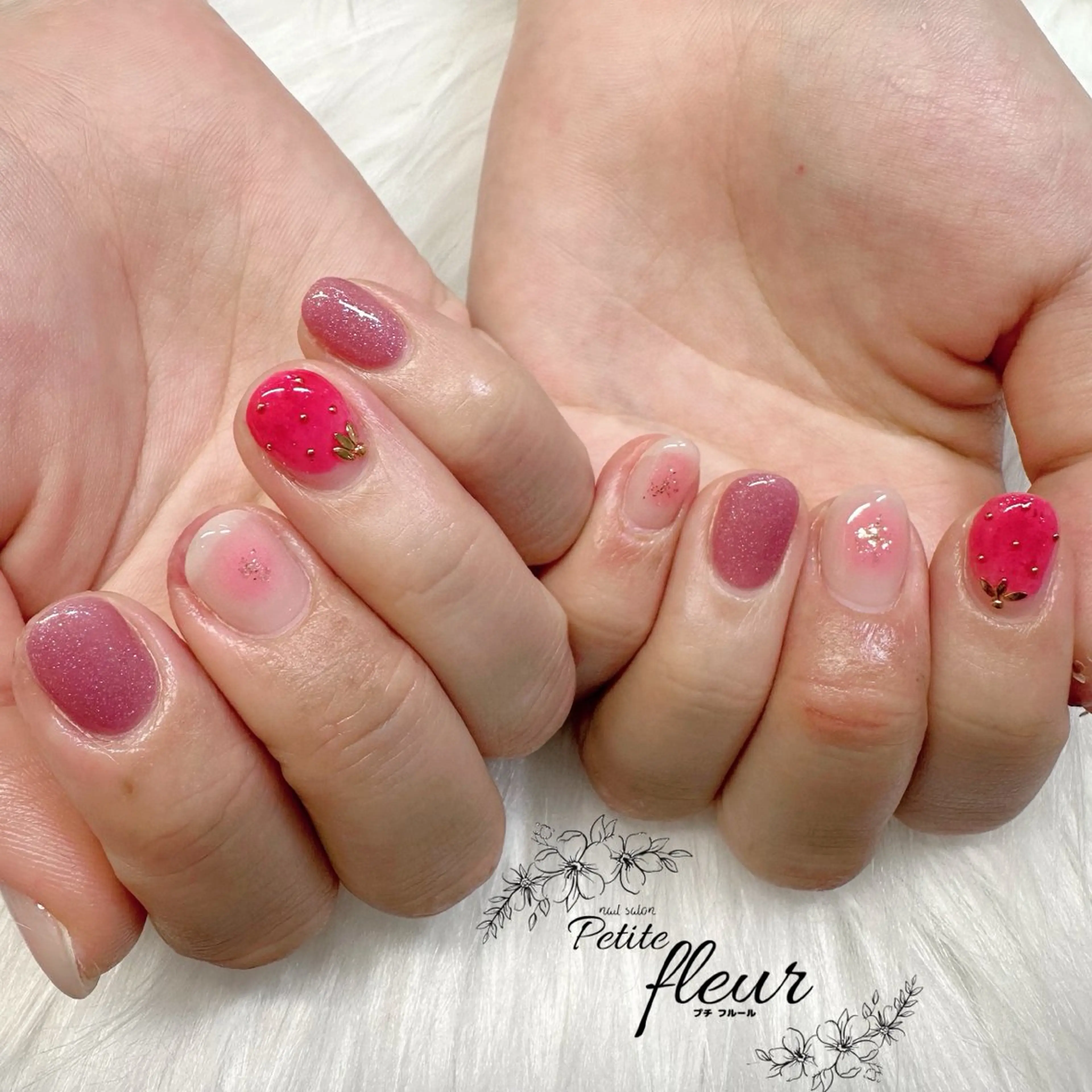 ネイル ❁⃘*。Petite fleur❁⃘*りさのネイルデザイン