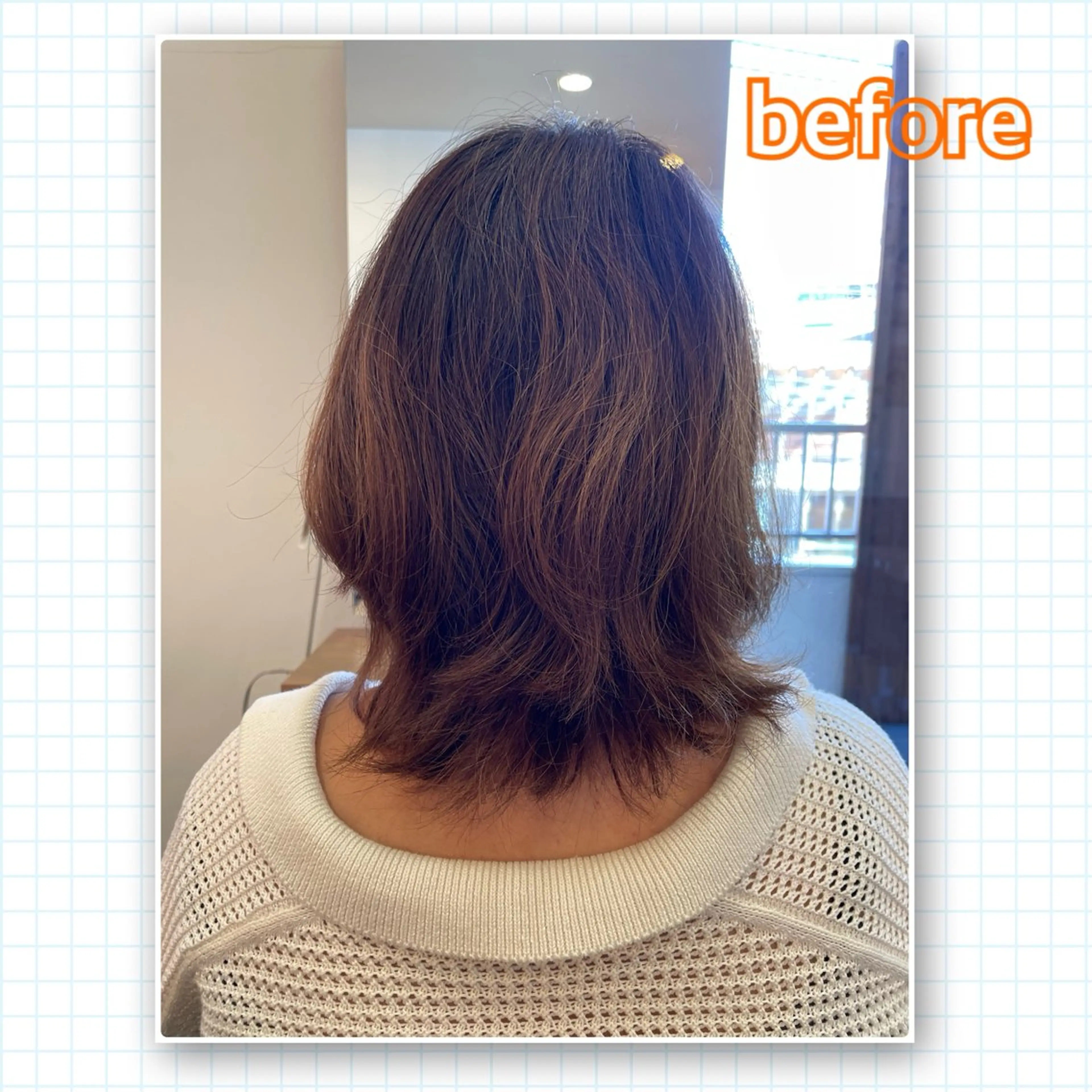 セミロング アミーベル🧸🧡 井口店✂️しおりのヘアスタイル