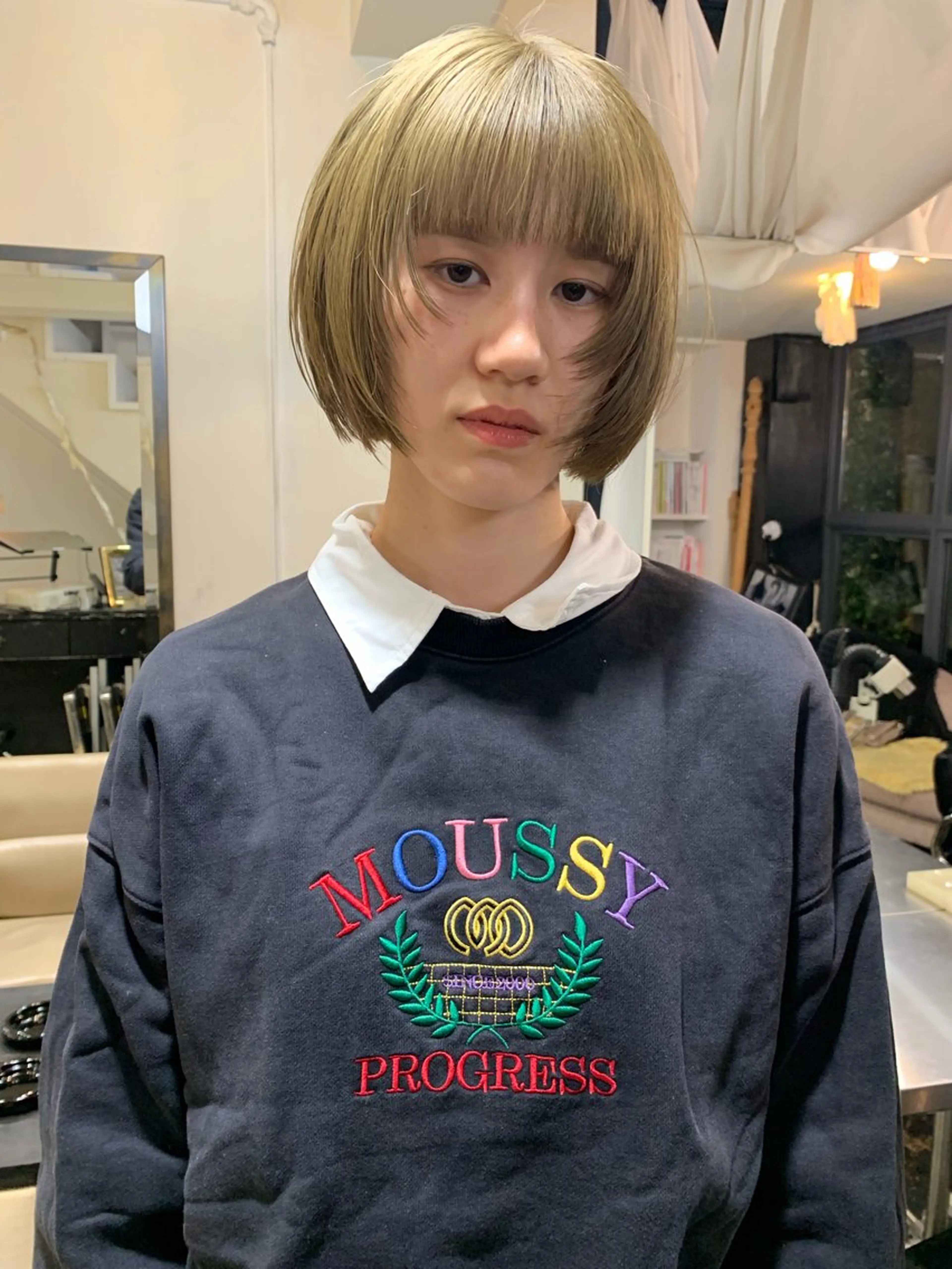 ショート カラー ヘアカラー トリートメント 早川 豪のヘアスタイル