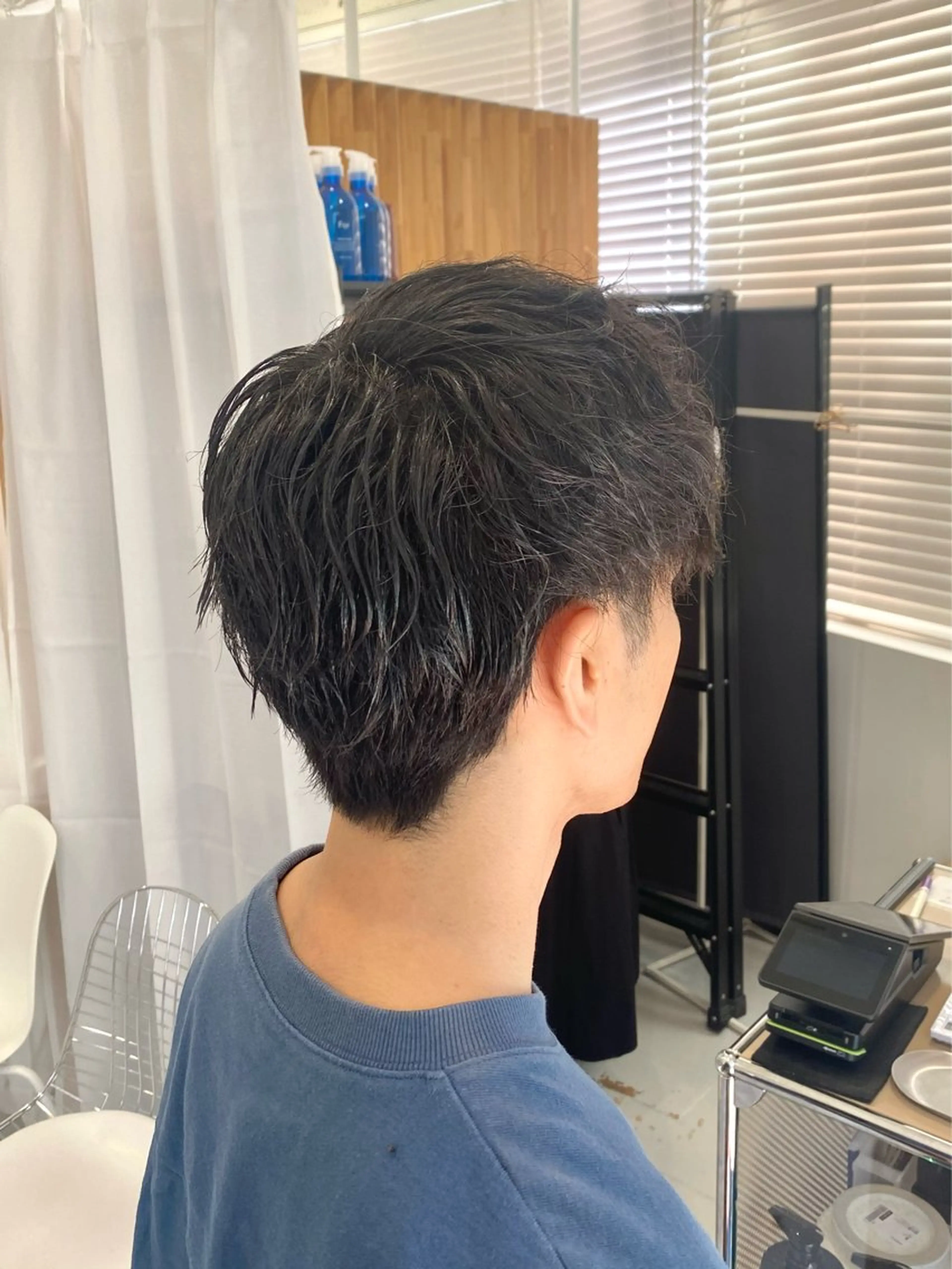 ショート メンズ カット パーマ 🇰🇷韓国風カット 🇰🇷　鈴木海斗のヘアスタイル