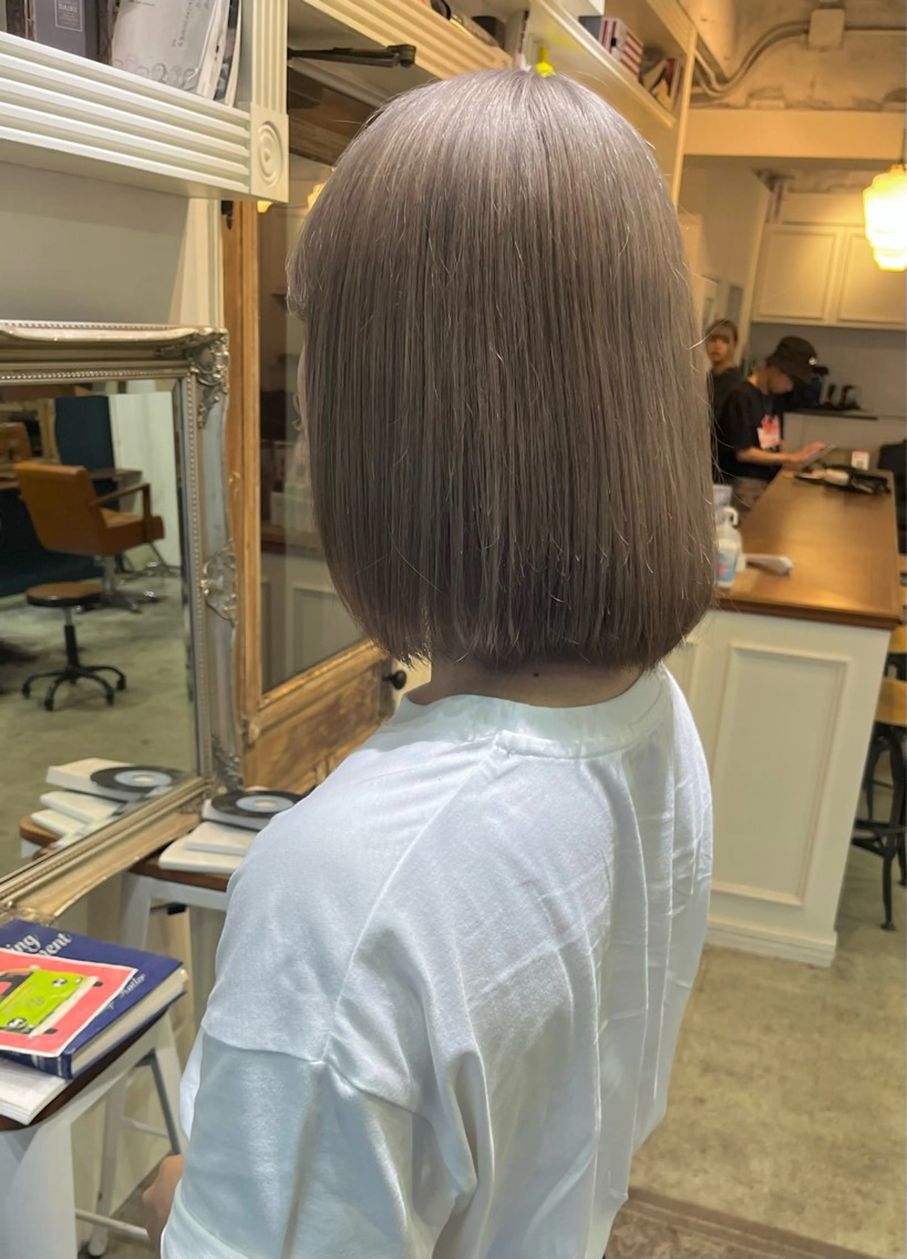 ショート カラー ヘアアレンジ ヘアカラー 高島 凜のヘアスタイル