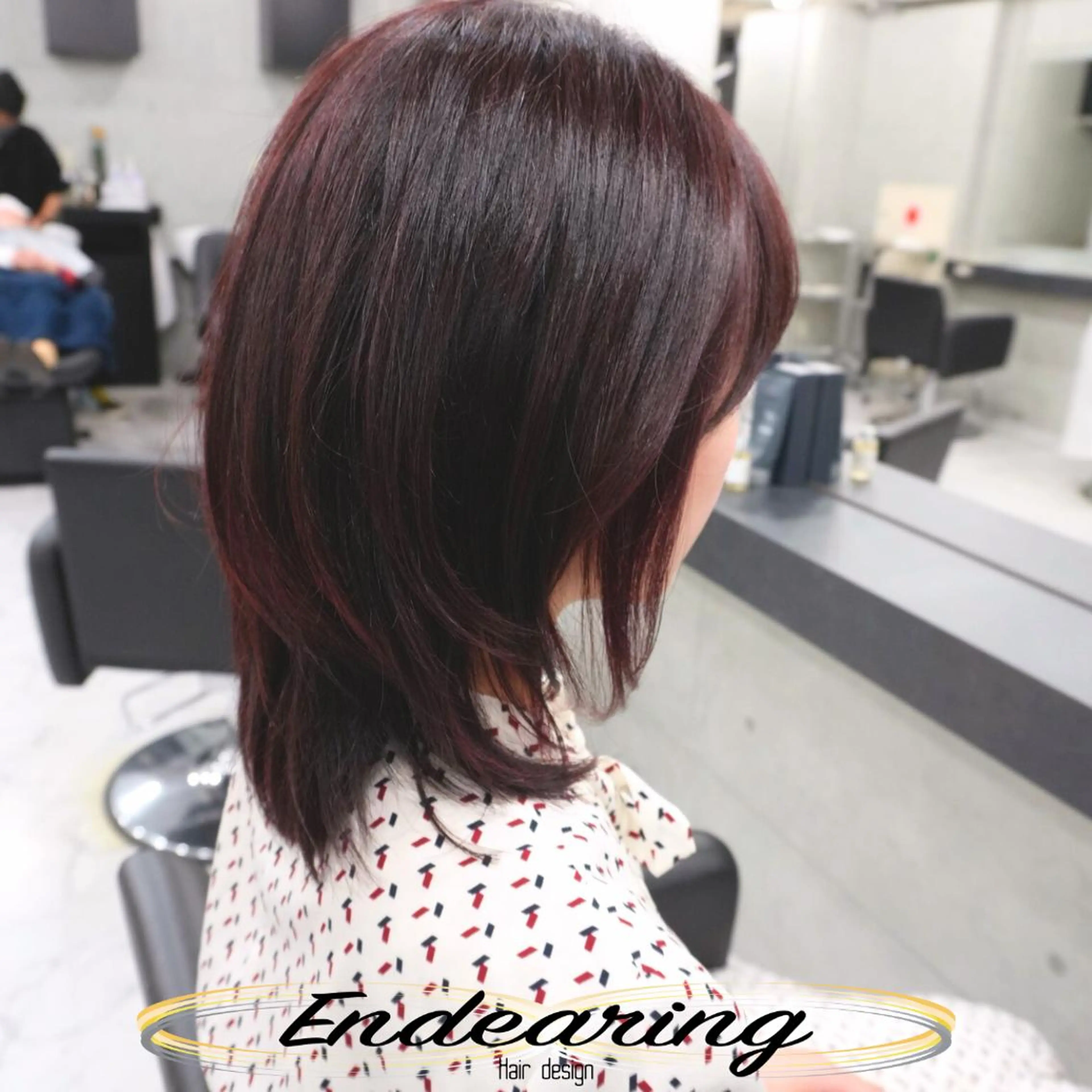 カラー 透明感カラー グラデーションカラー ピンクカラー カット ヘアカラー Endearing 銀座/レイヤーカットのヘアスタイル