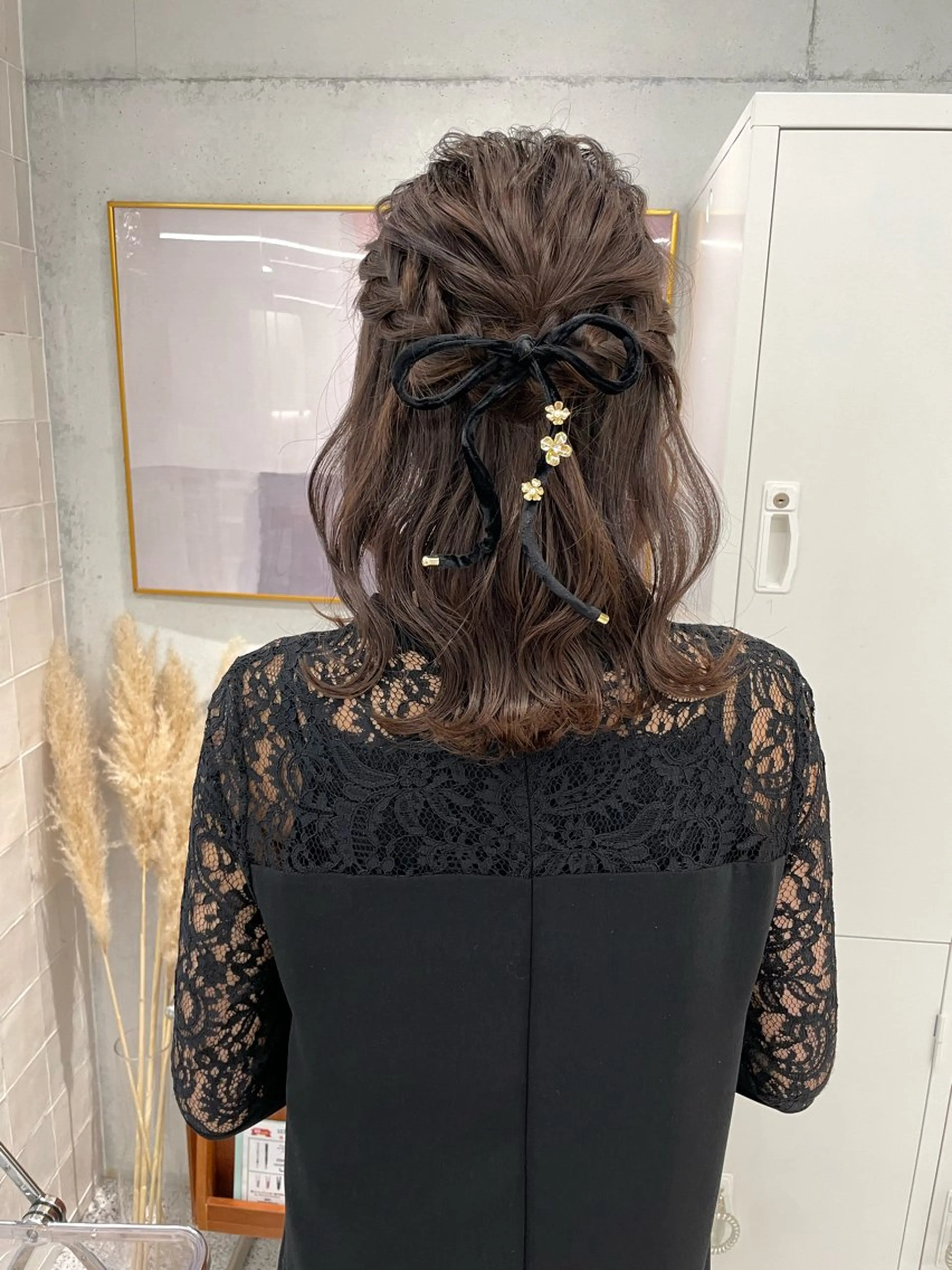 ミディアム ヘアセット 遠藤 眞実のヘアスタイル