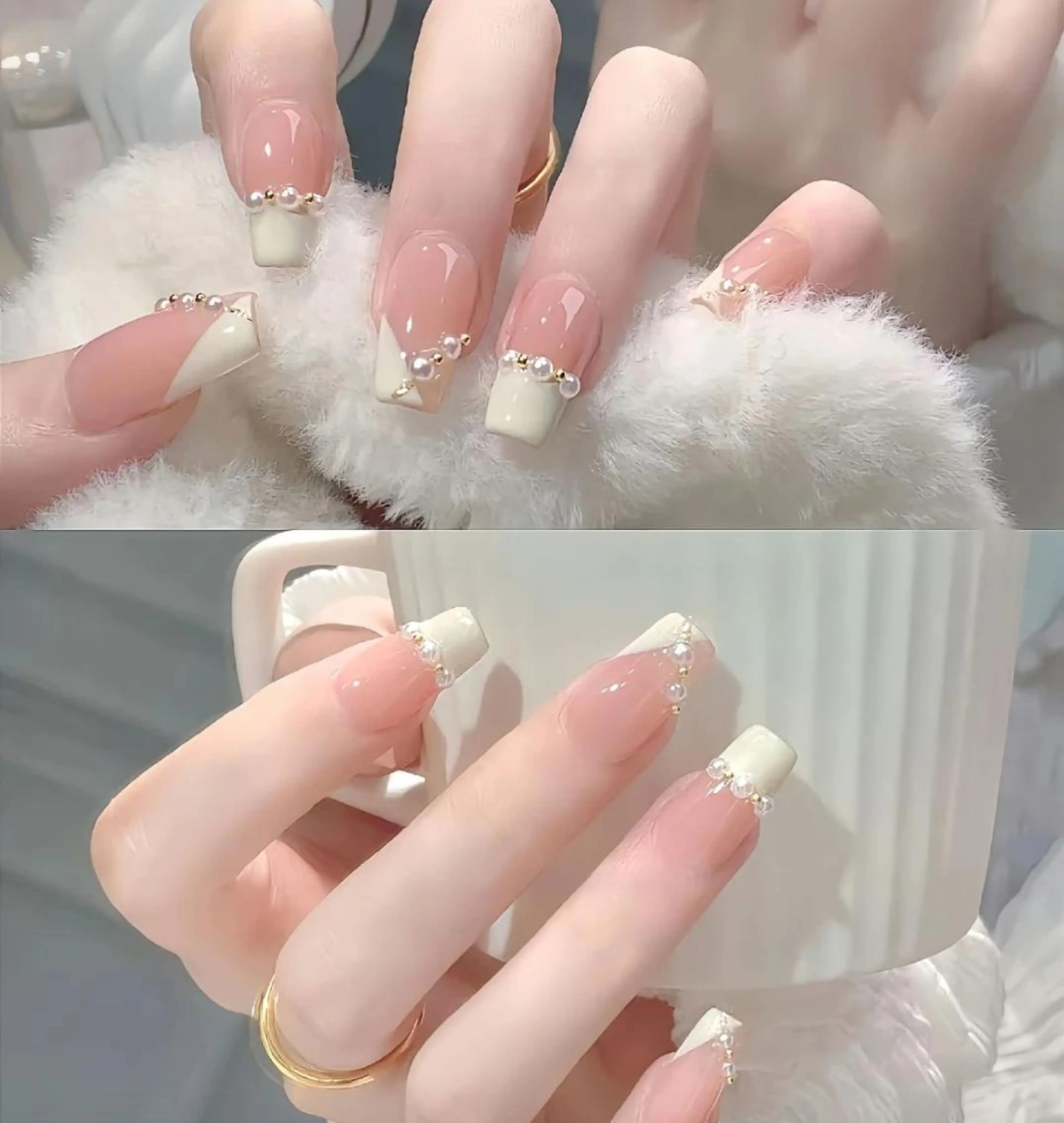 ネイル アートネイル 長さ出し ネイルチップ Queens テイのネイルデザイン