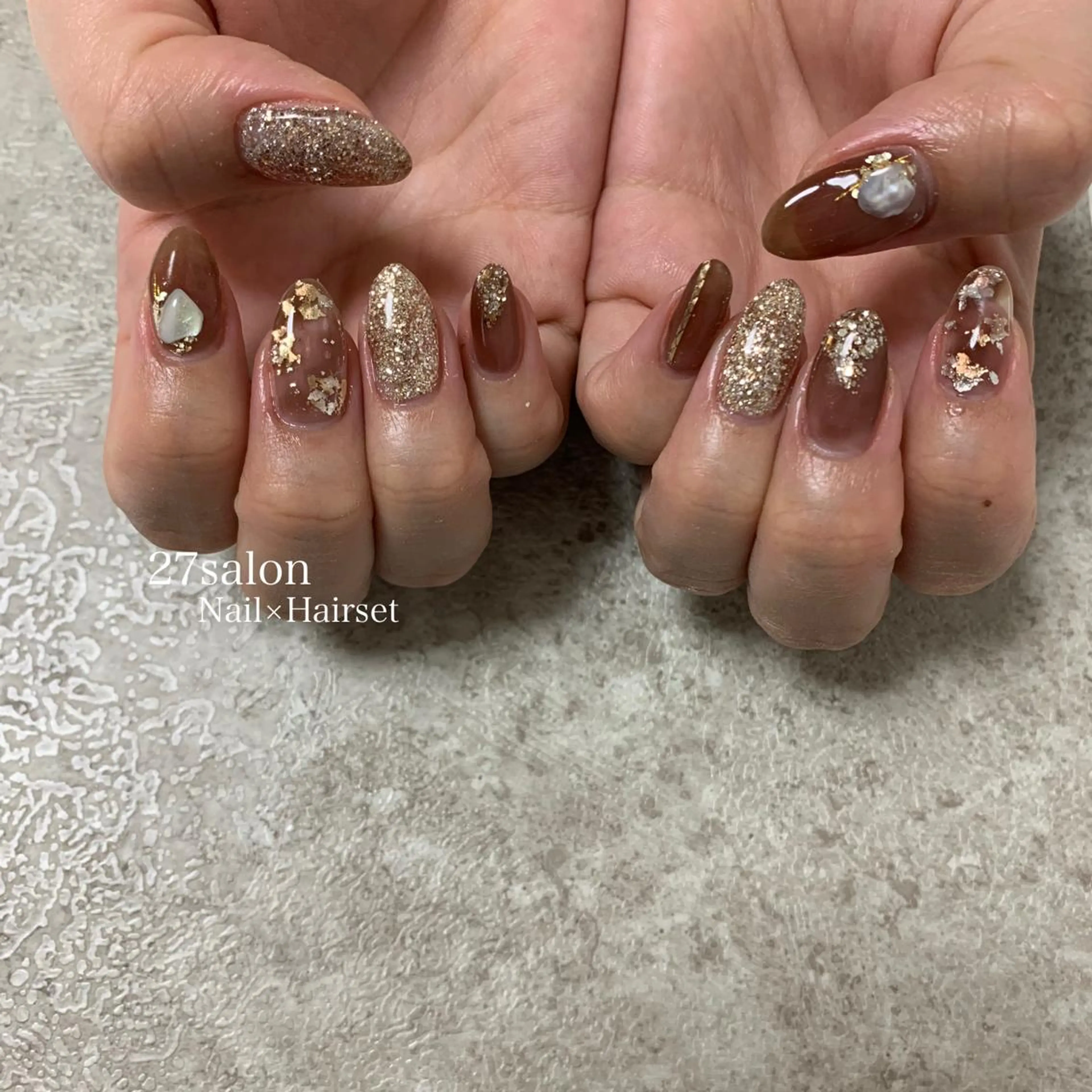 ネイル ニュアンスネイル 27salon yuinaのネイルデザイン