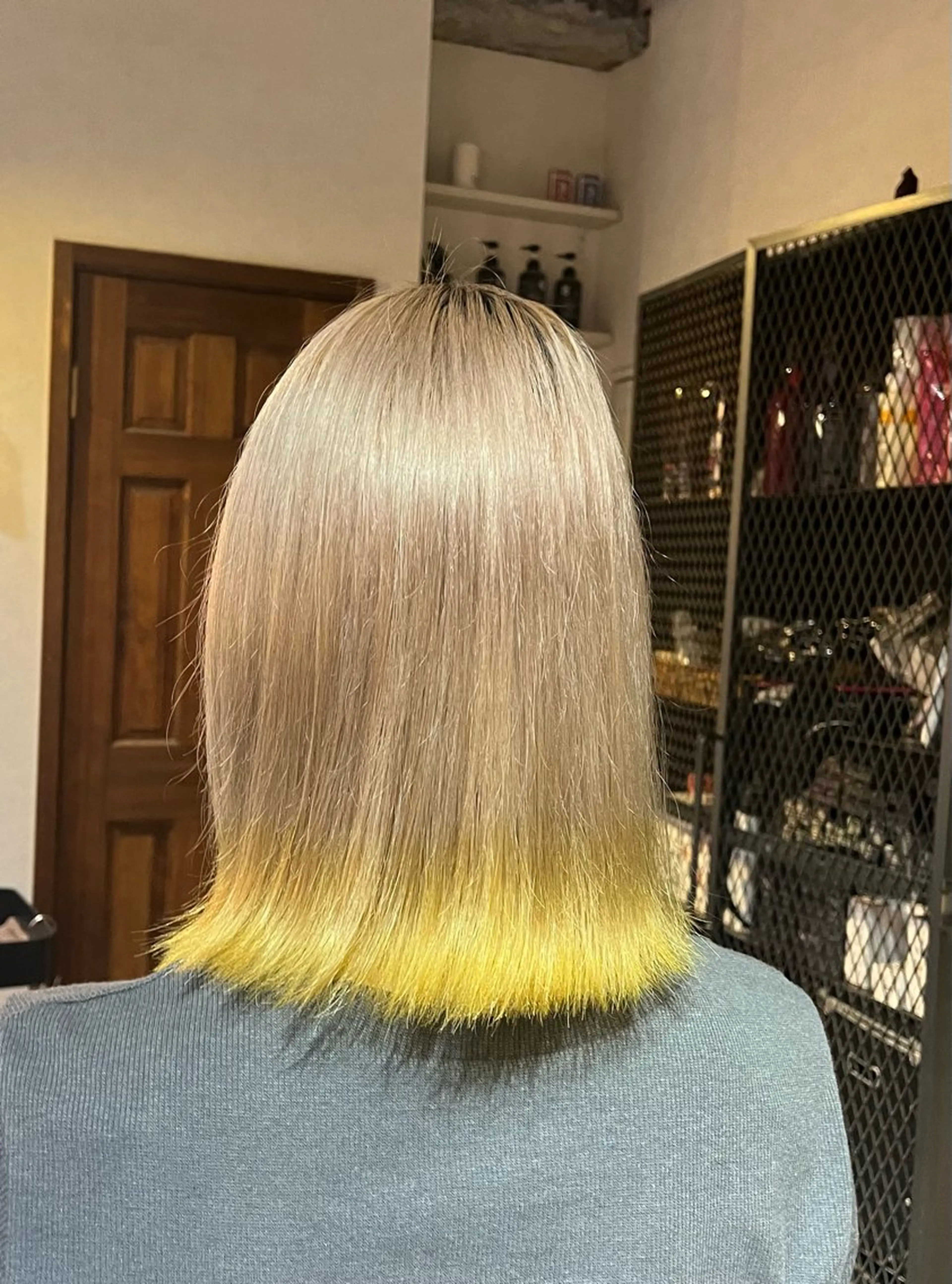 カラー デザインカラー イエローカラー ヘアカラー トリートメント times salon 栄所属・韓国ヘアスタイリスト Harukaのヘアスタイル