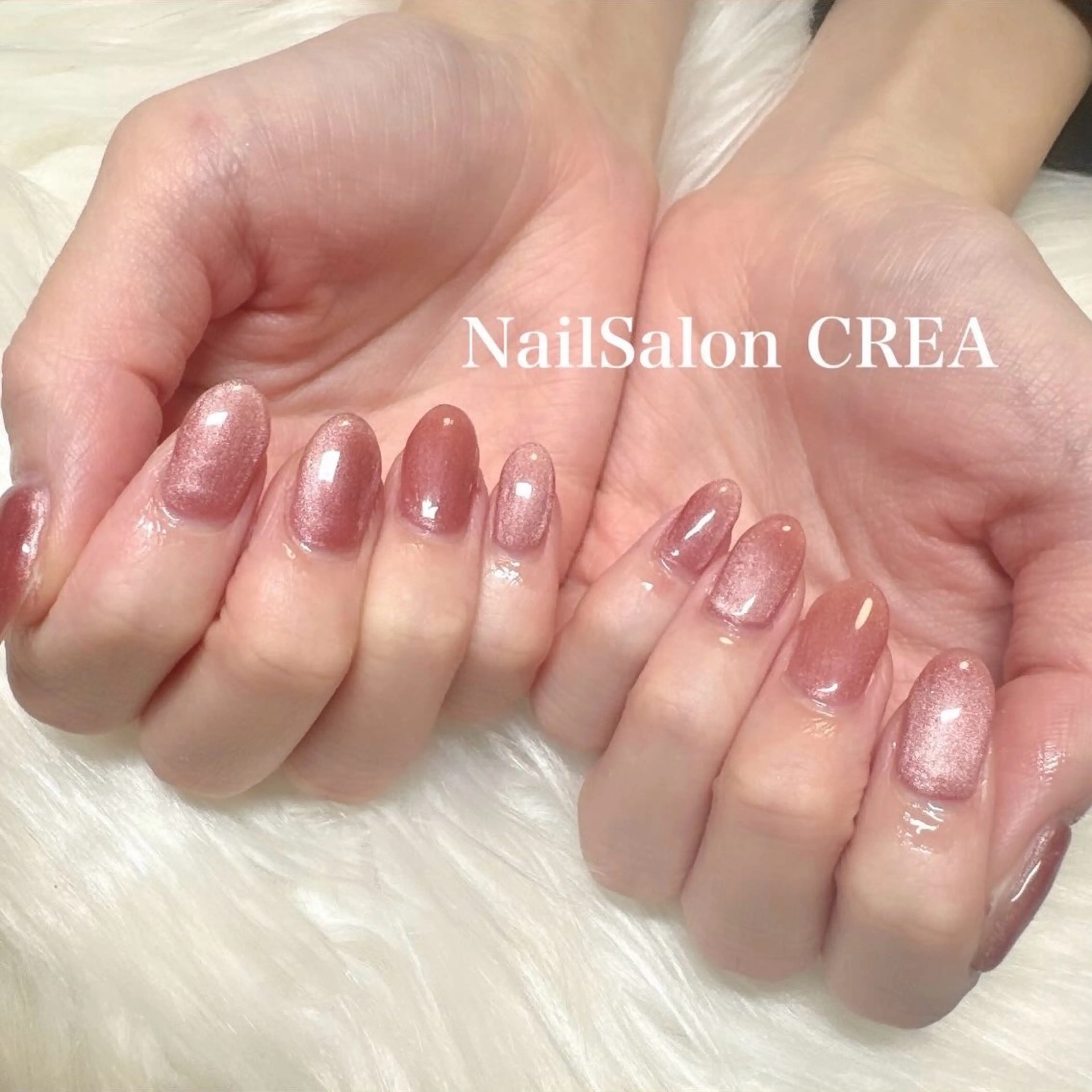 ネイル マグネットネイル ハンドネイル NailSalon CREAのネイルデザイン