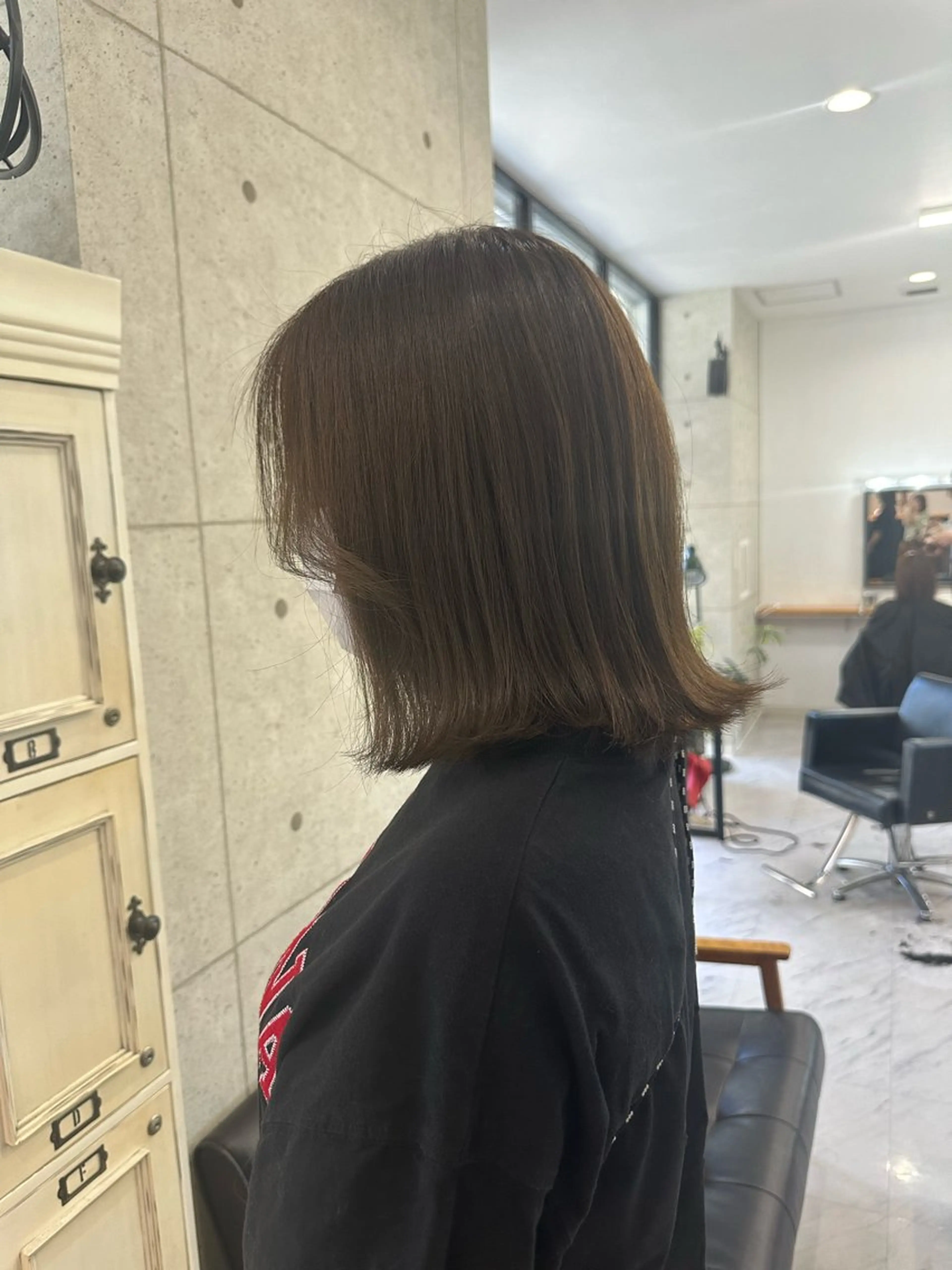 ミディアム カラー ヘアカラー トリートメント GiseL宗像所属・GiseL宗像 HiROEのヘアスタイル