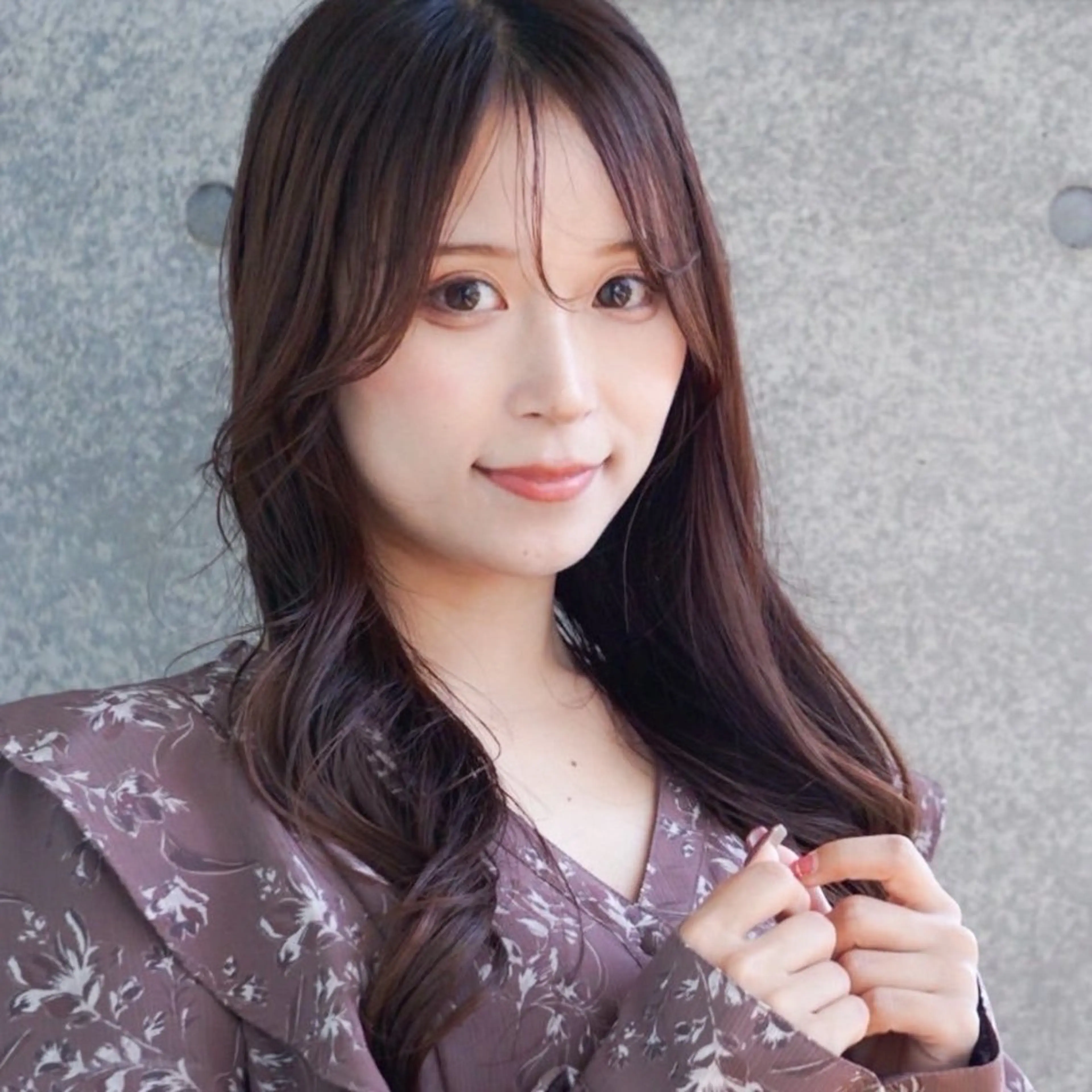 ロング カラー ブラウンカラー ロング カット ヘアカラー トリートメント 安岡美咲✂︎ 艶カラー/髪質改善のヘアスタイル