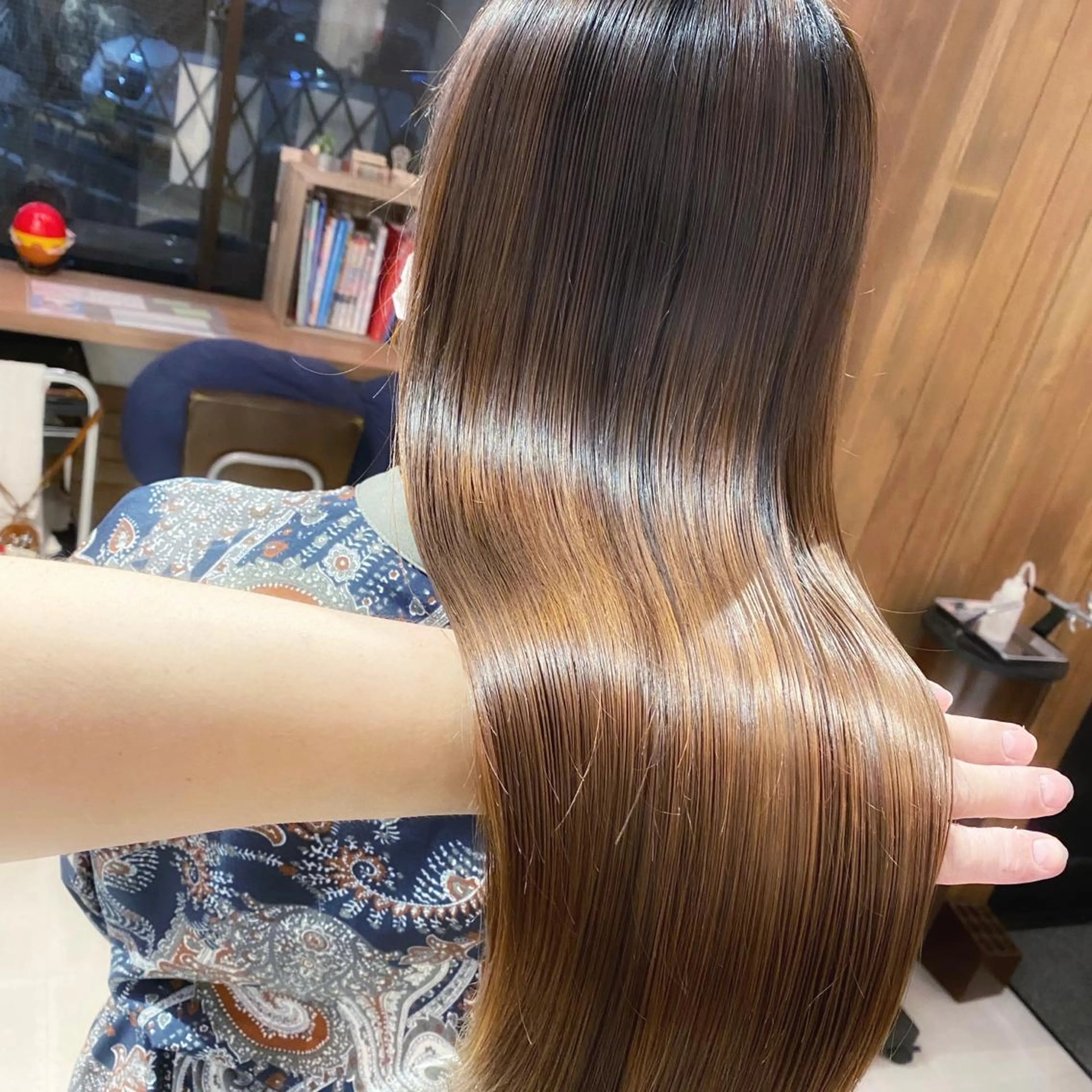 ロング 髪質改善 ロング トリートメント 酸熱トリートメント ASILE（アジール）所属・髪質改善講師 安東駿介のヘアスタイル