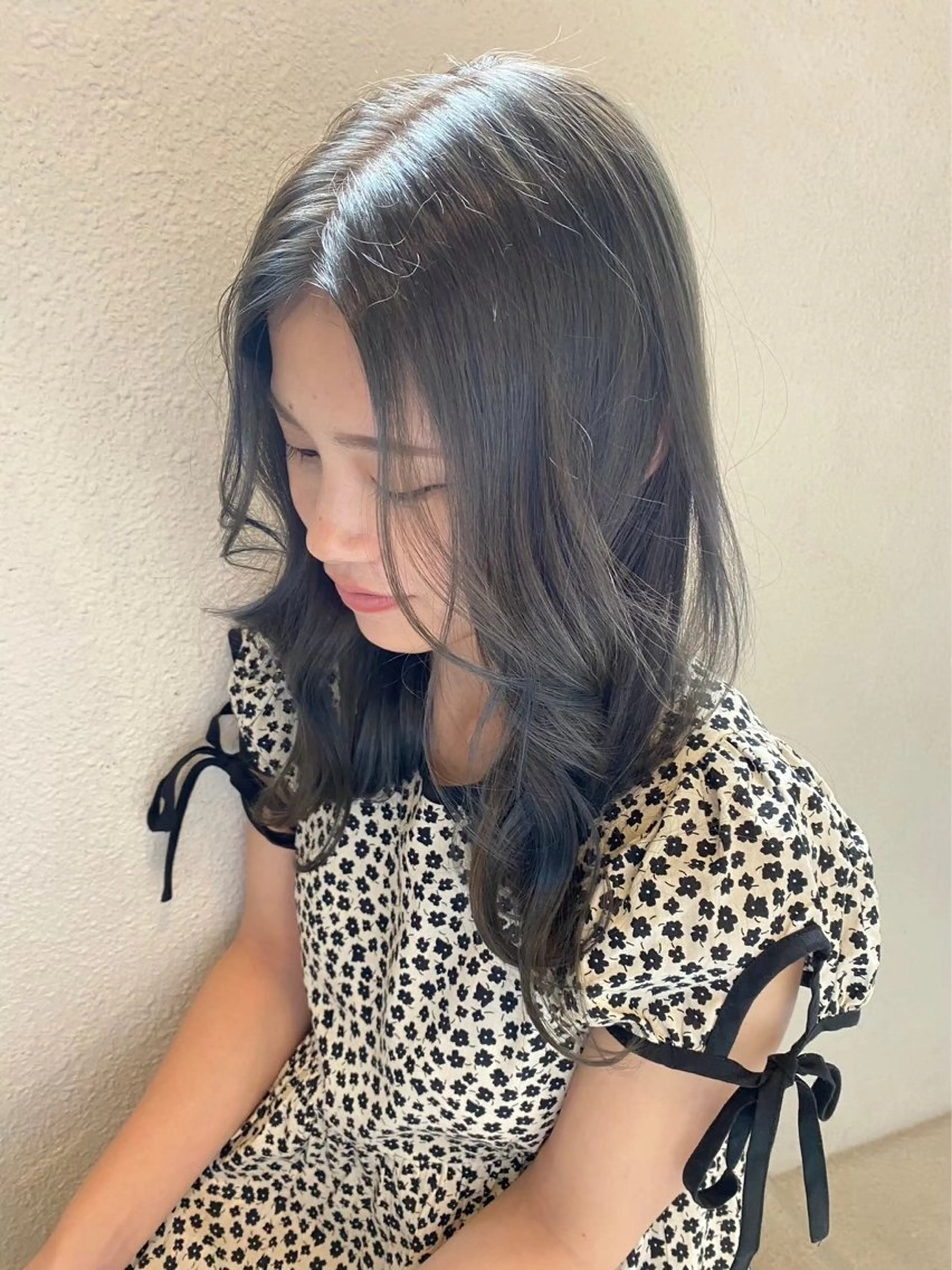 ミディアム カラー オリーブカラー カット ヘアカラー 🫧inc新小岩 🫧MANAMI🫧のヘアスタイル
