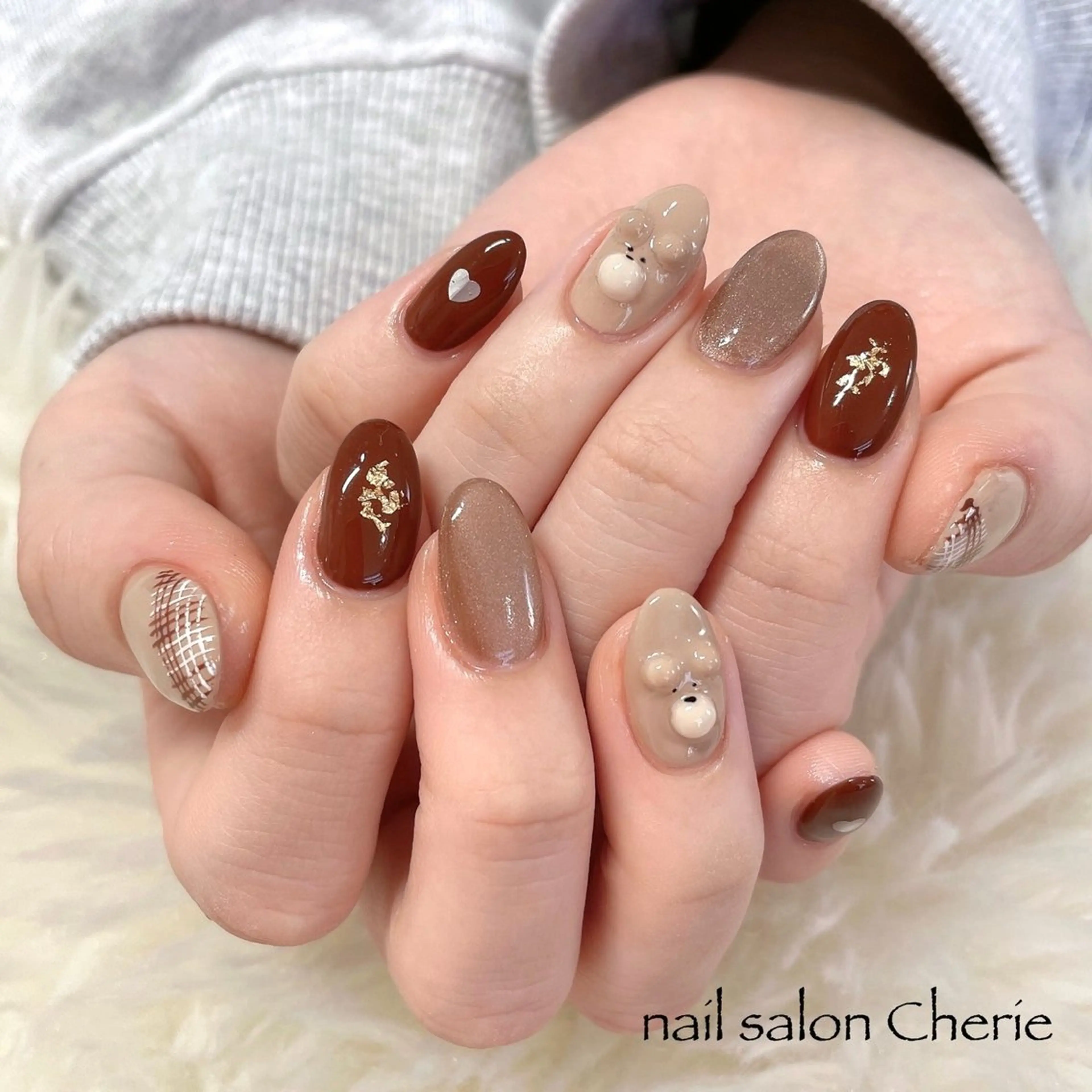 ネイル ハンドネイル nail salon Cherie ネイルサロン シェリー所属・nail salon Cherieのネイルデザイン