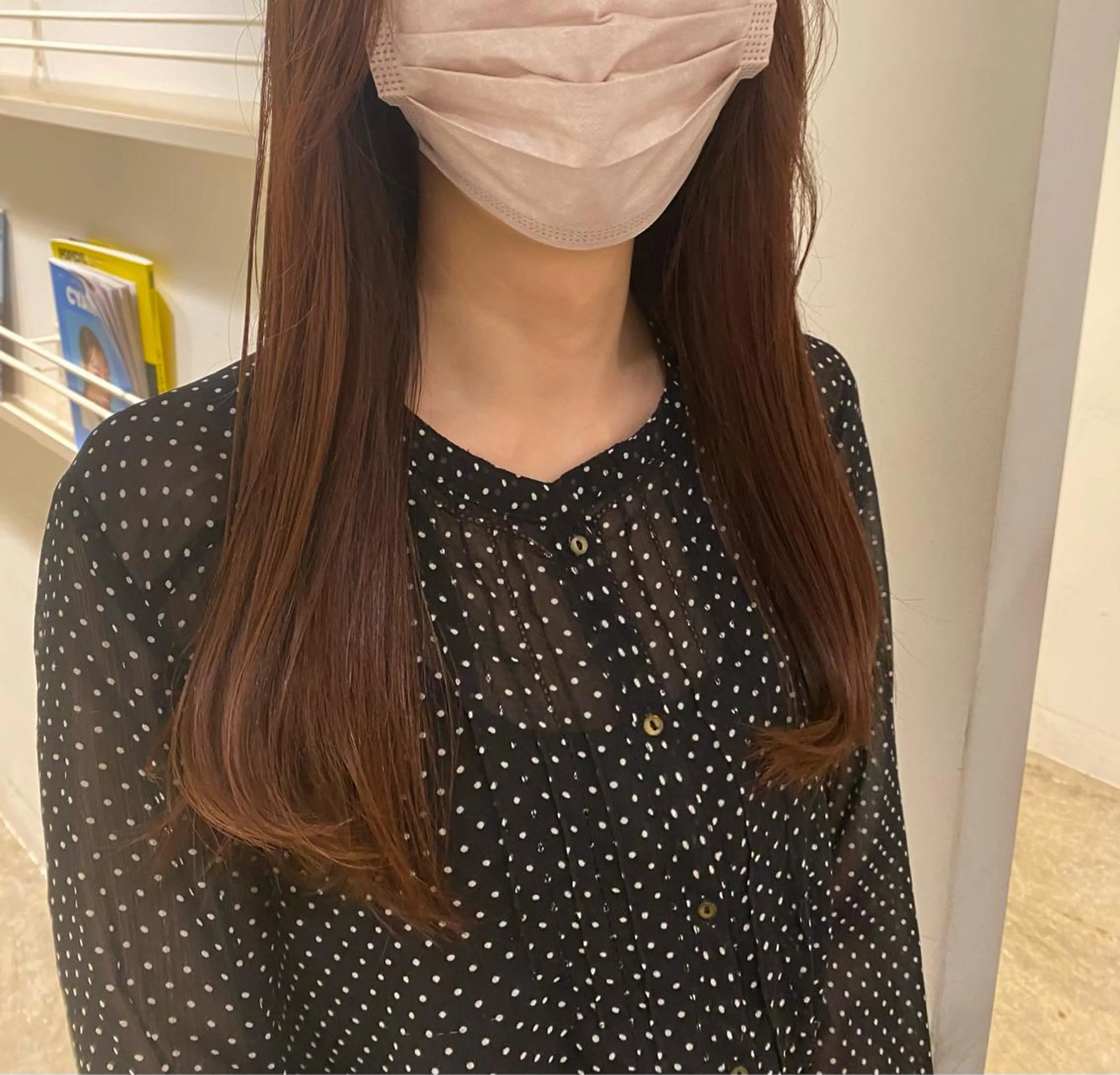 ロング カラー ブラウンカラー HOLIDAYS CARE&SPA所属・キクチ ホナミのヘアスタイル