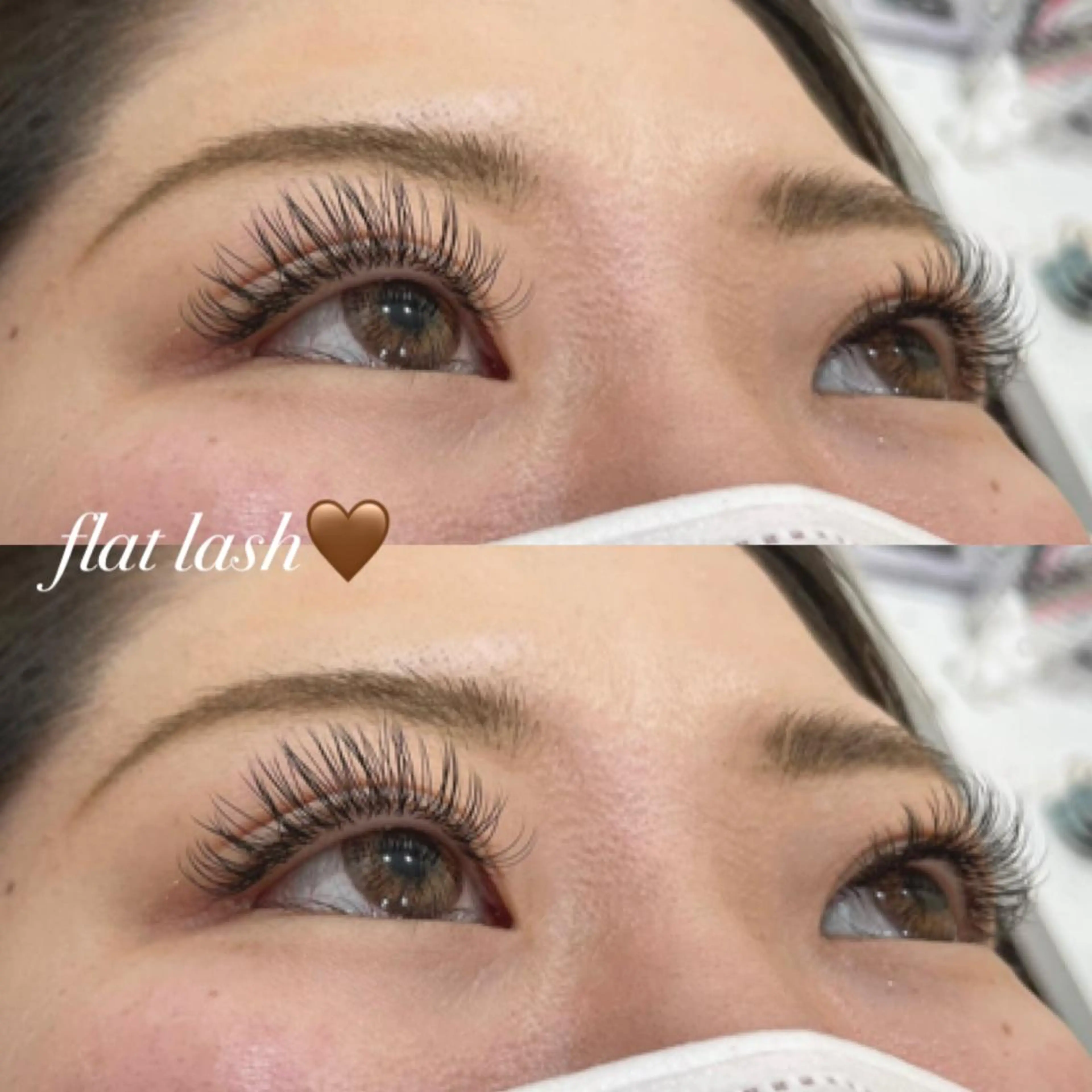 マツエク・マツパ Cカール フラットラッシュ eyelash salon me 円山店所属・永井 涼花のマツエク・マツパデザイン