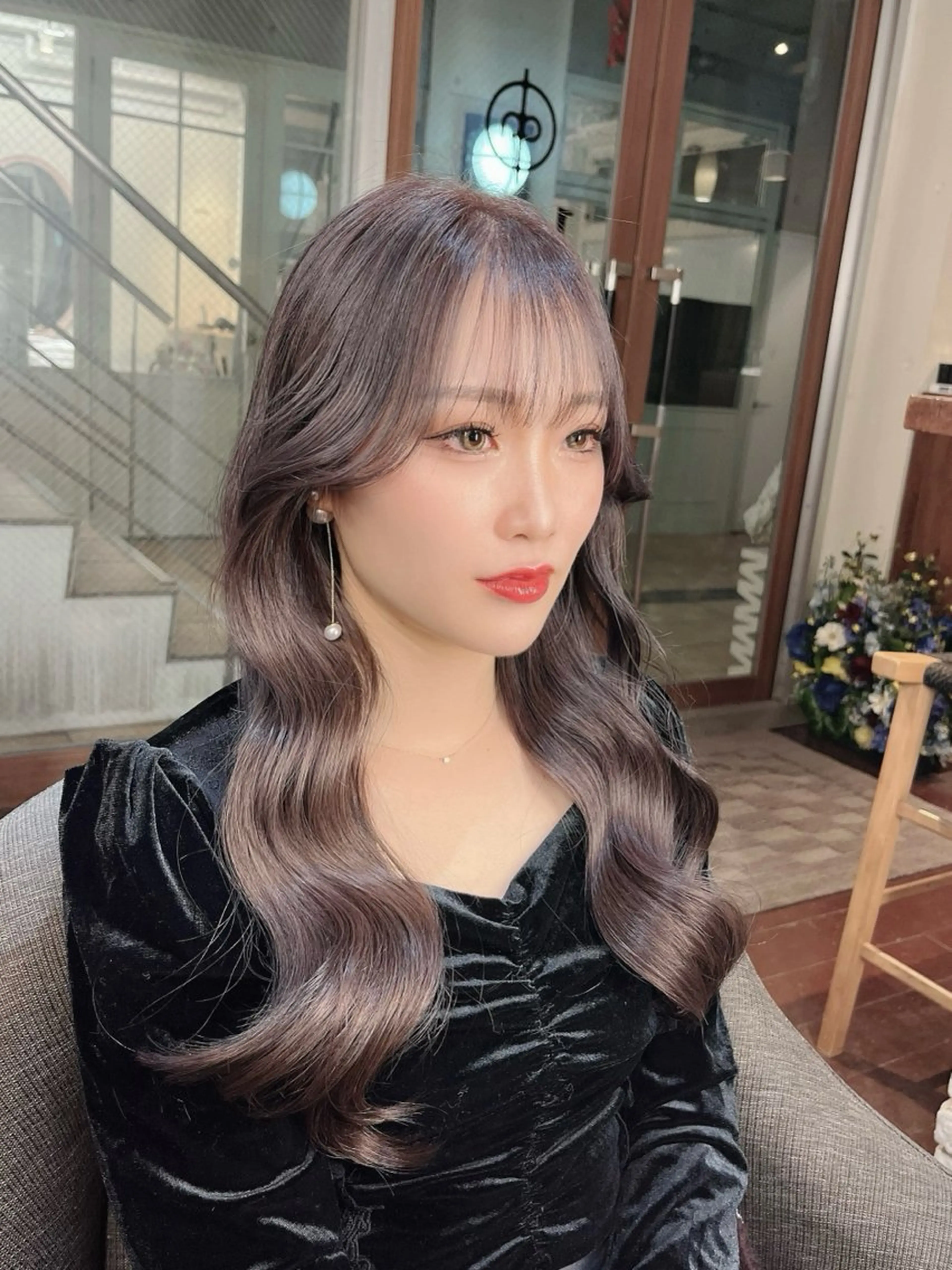 ロング カラー 韓国風ヘア 🦋韓国hair🦋 エクステ店長sakiのヘアスタイル