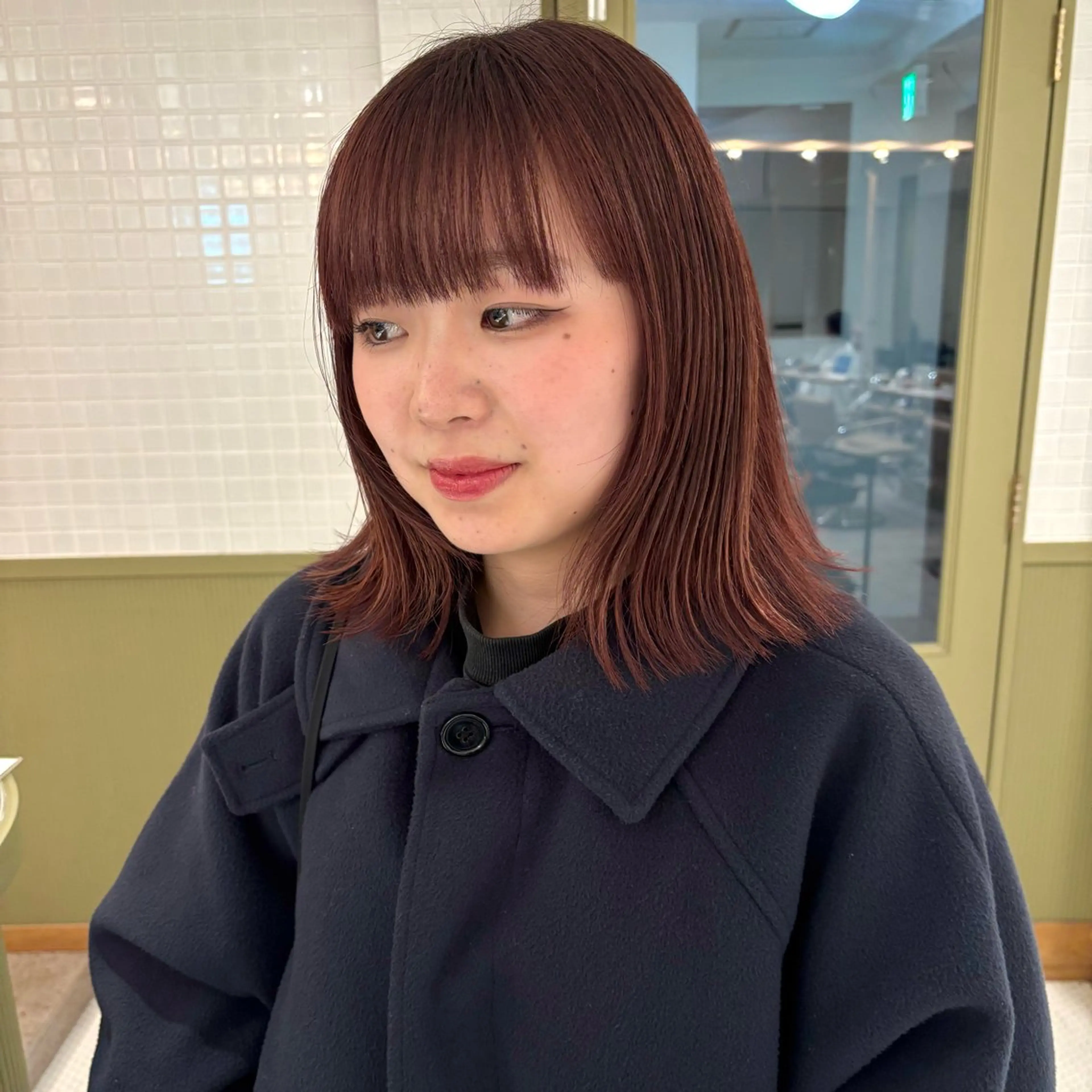 ミディアム カラー カット ヘアカラー 🎯🦖ʜᴀɴᴀ /ᴇᴍᴍᴇ 🌷🥤のヘアスタイル