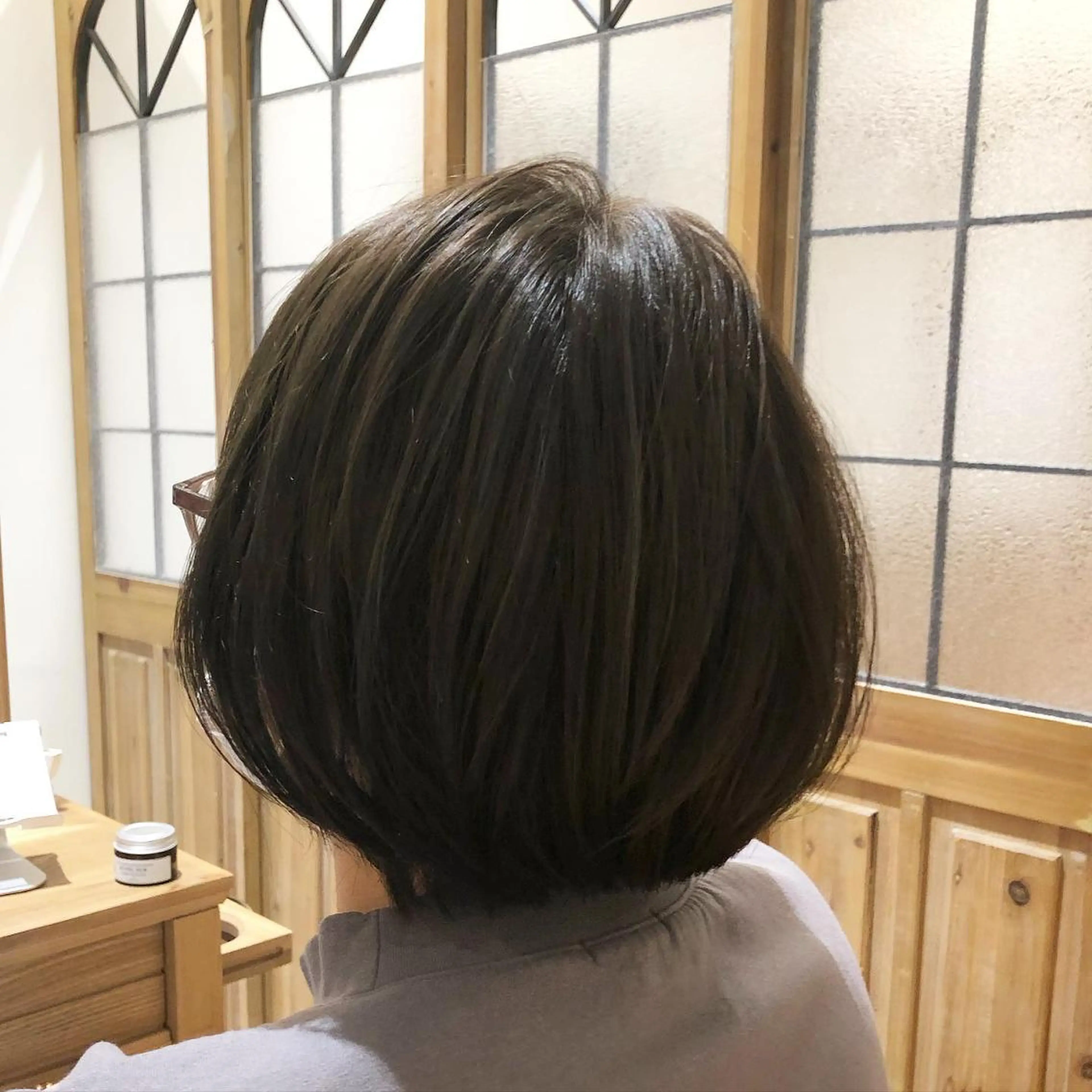 セミロング カラー ヘアアレンジ グレージュ ✨🌿大人可愛い愛さ れhair🌿✨松本のヘアスタイル